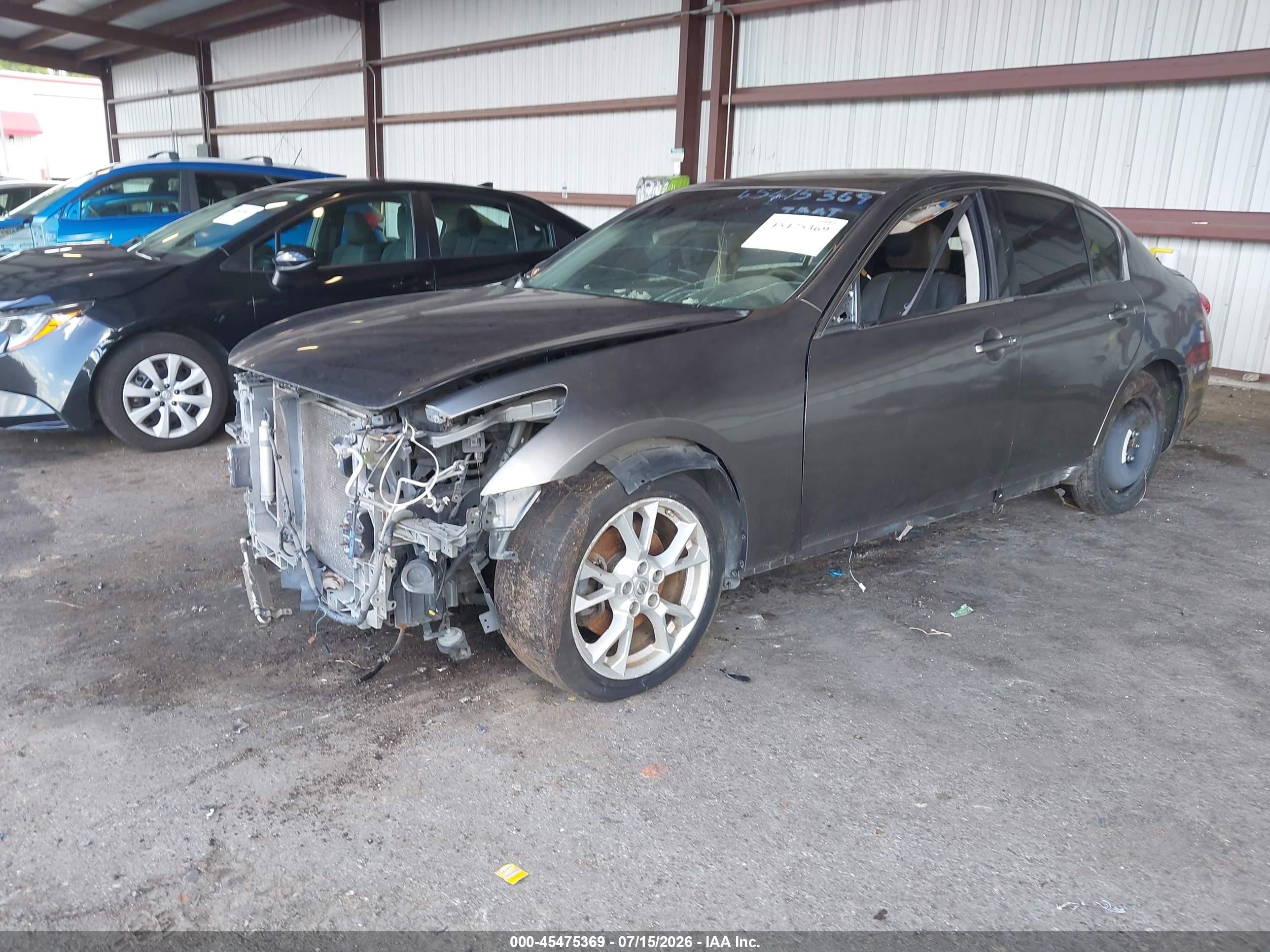 2012 Infiniti G37x   Beige vin: JN1CV6AR7CM680977