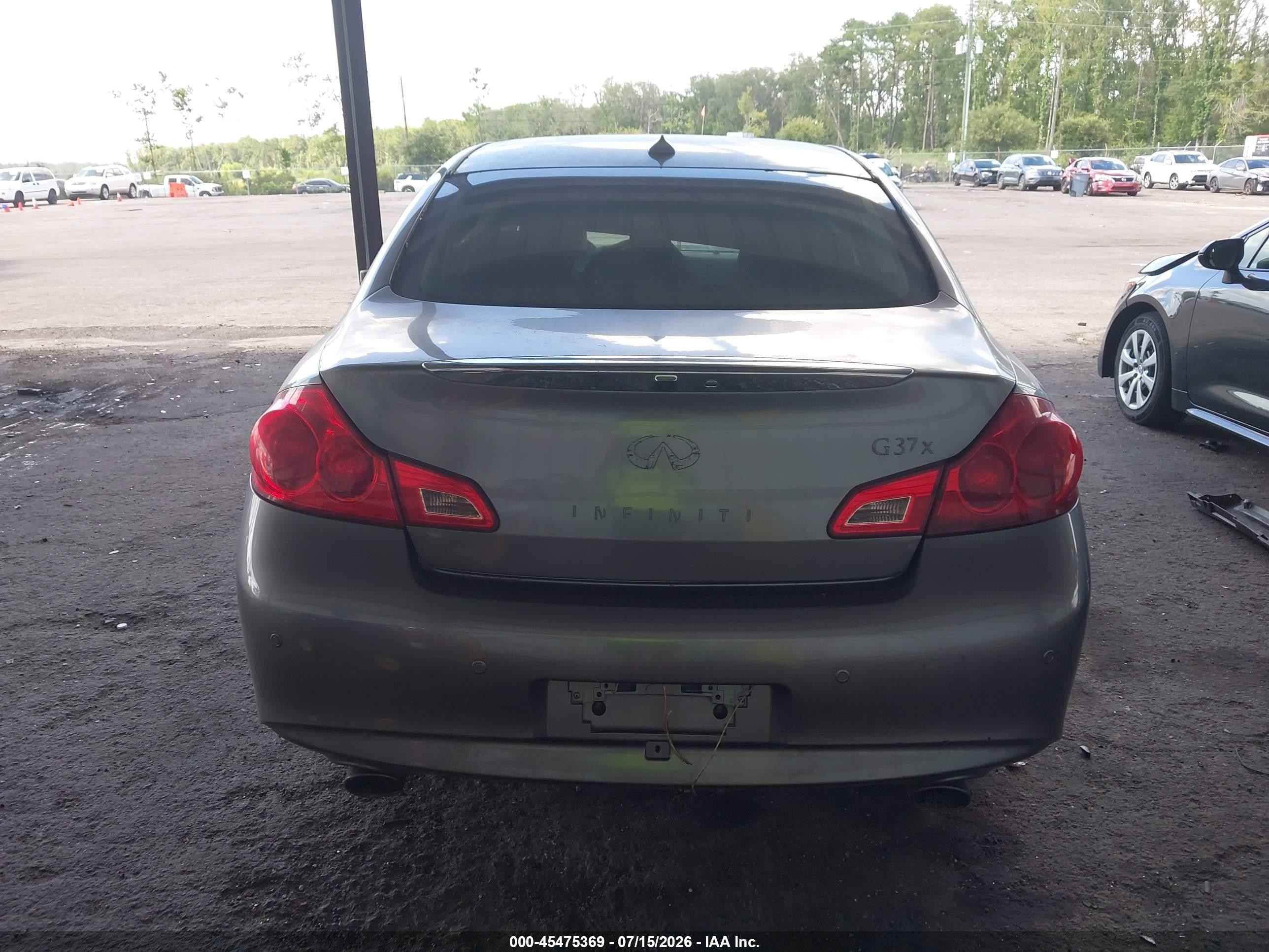 2012 Infiniti G37x   Beige vin: JN1CV6AR7CM680977