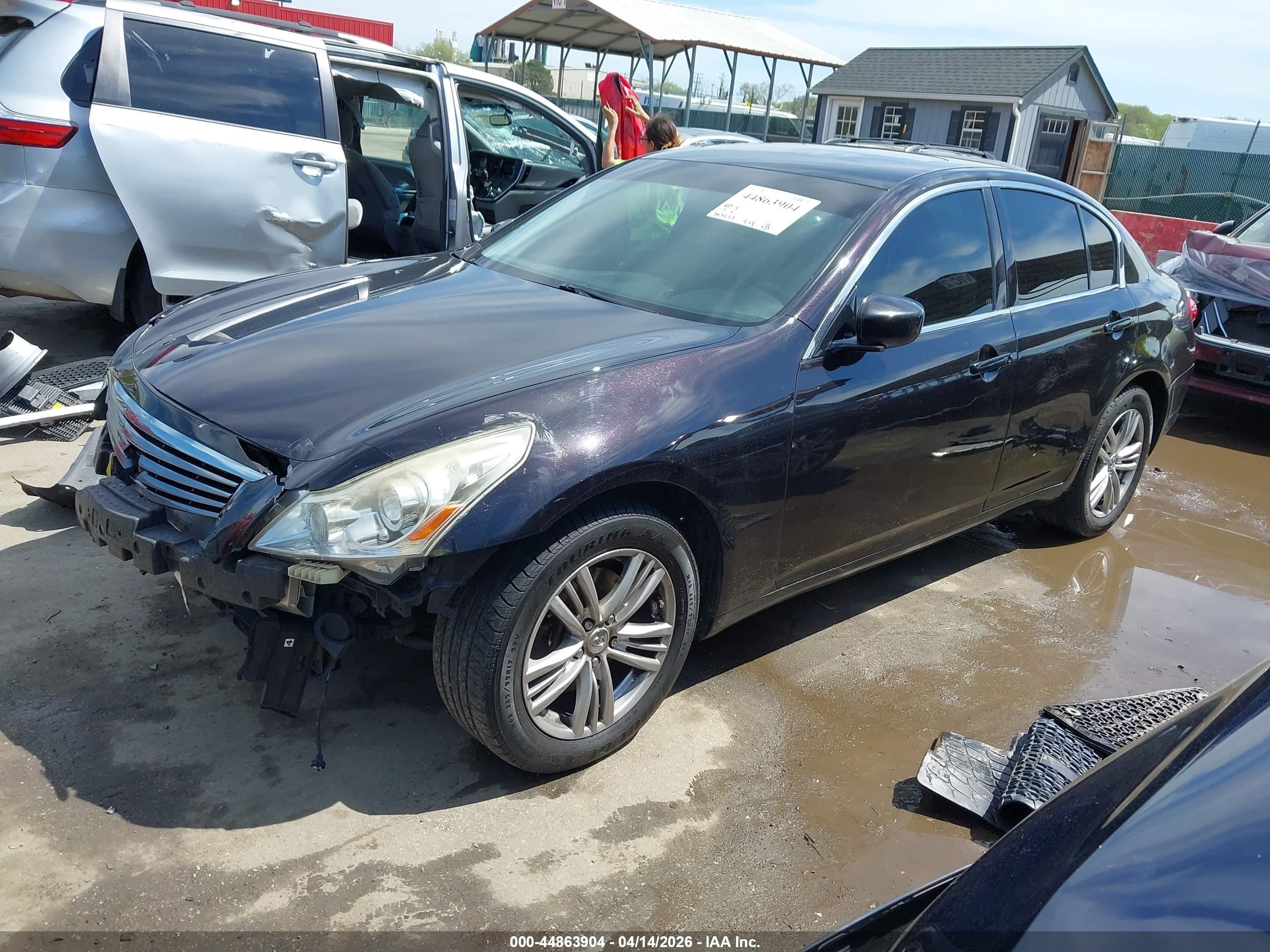 2012 Infiniti G37x   Black vin: JN1CV6AR7CM682194