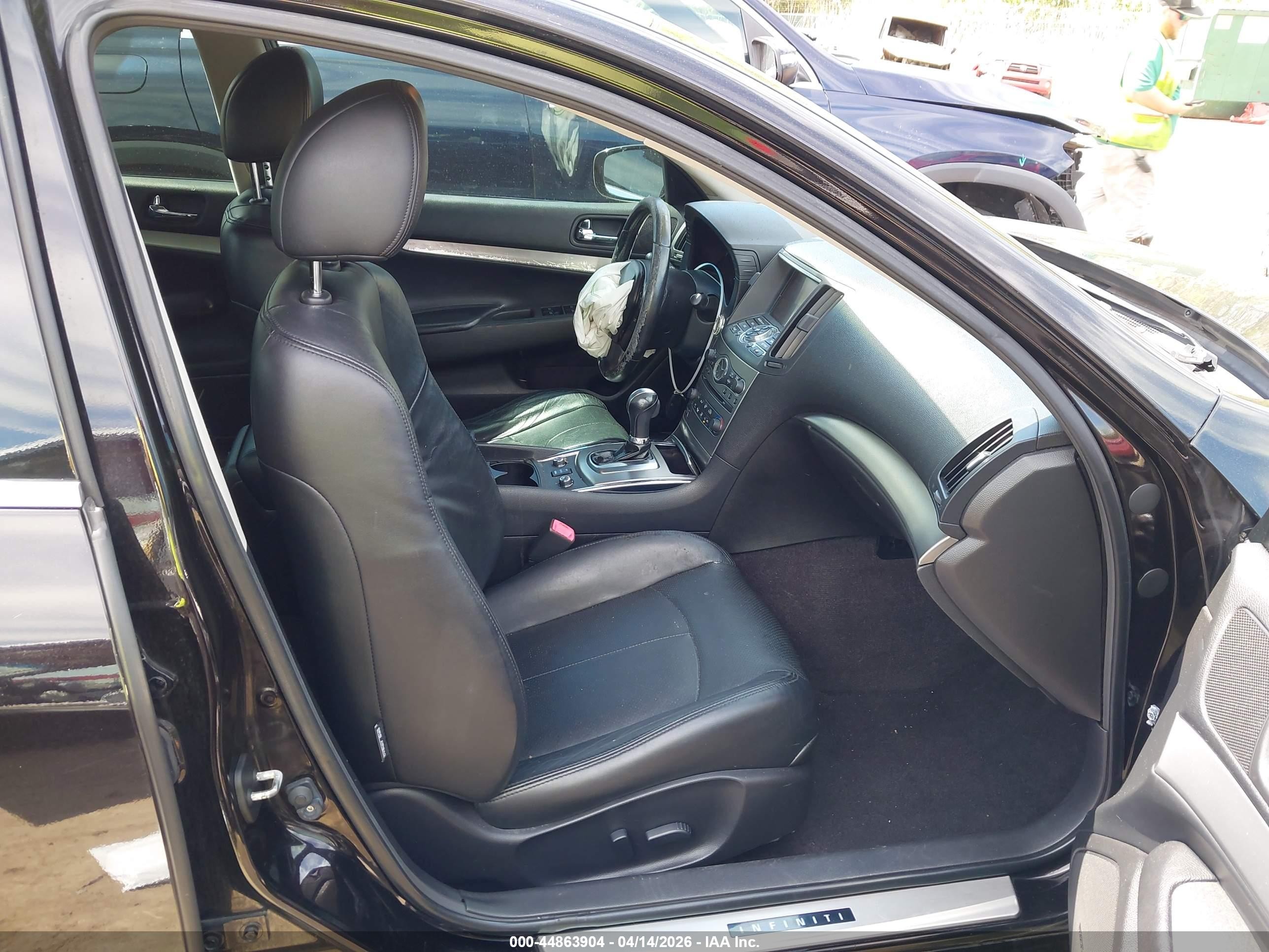 2012 Infiniti G37x   Black vin: JN1CV6AR7CM682194