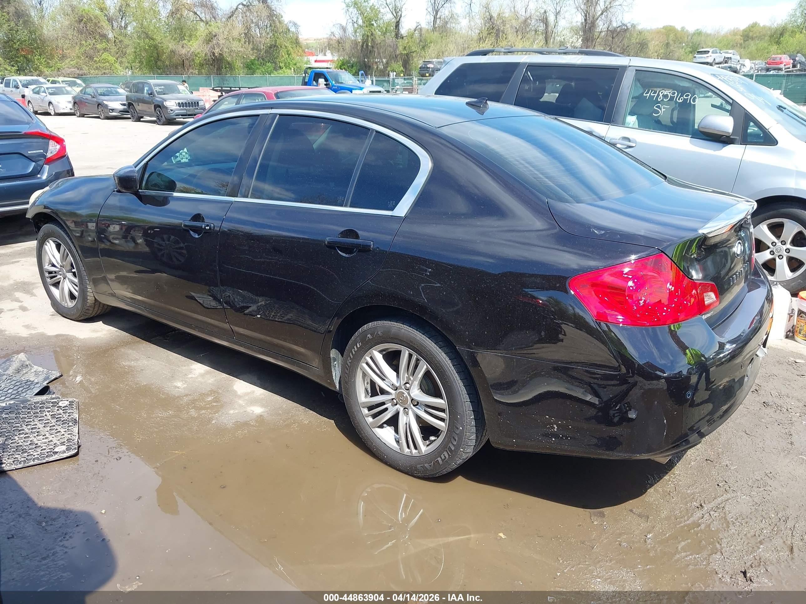 2012 Infiniti G37x   Black vin: JN1CV6AR7CM682194