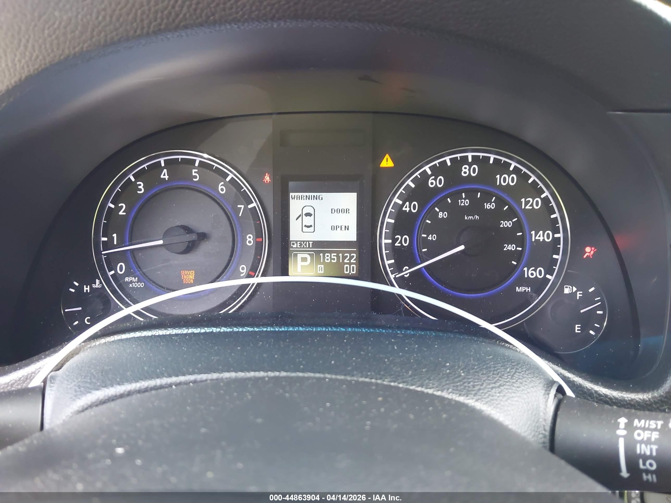 2012 Infiniti G37x   Black vin: JN1CV6AR7CM682194