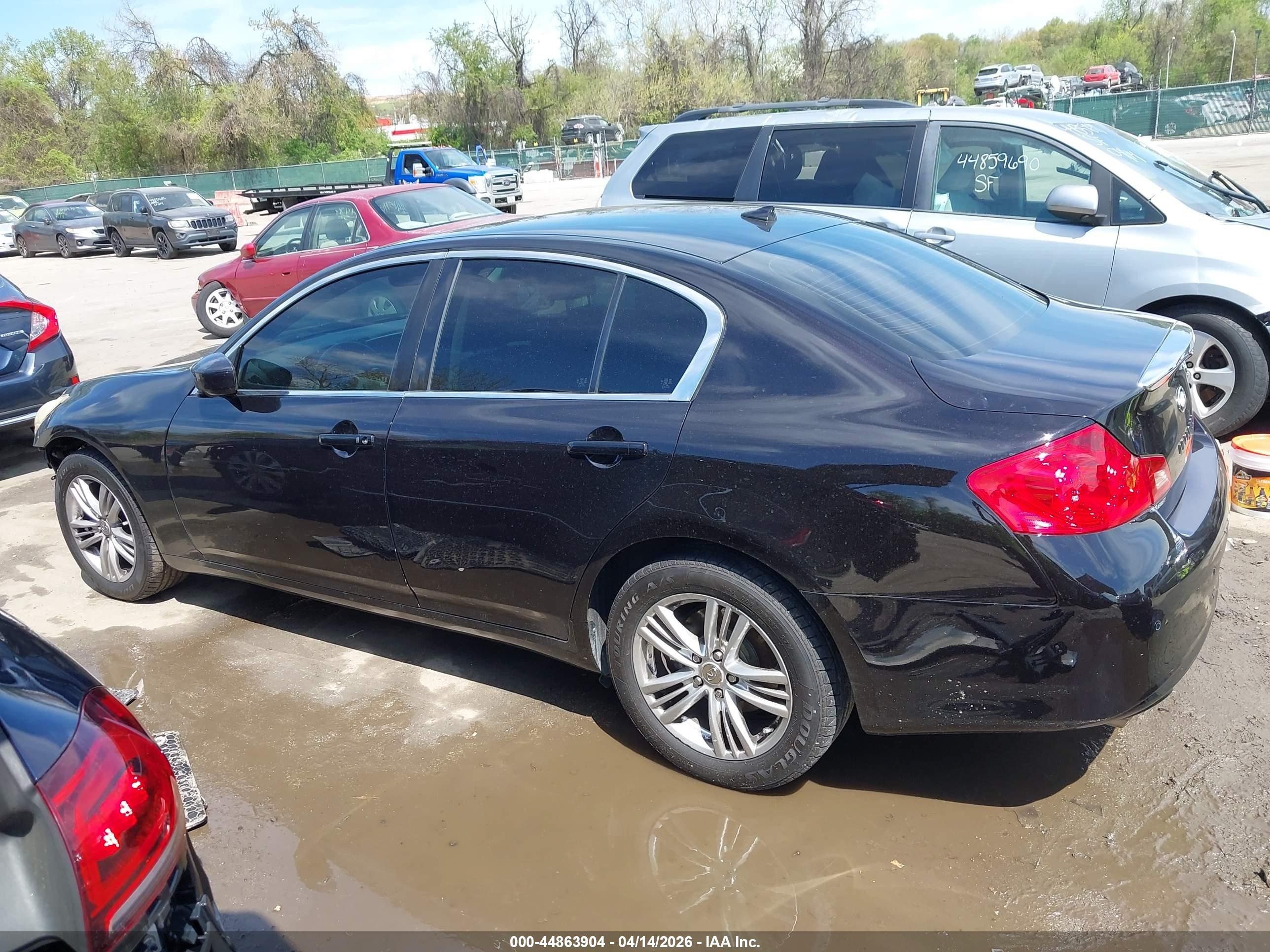 2012 Infiniti G37x   Black vin: JN1CV6AR7CM682194