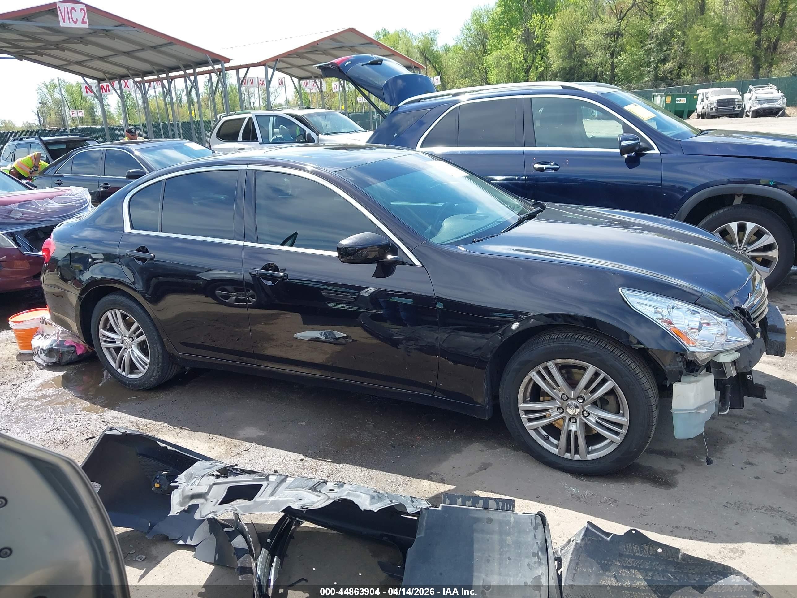 2012 Infiniti G37x   Black vin: JN1CV6AR7CM682194