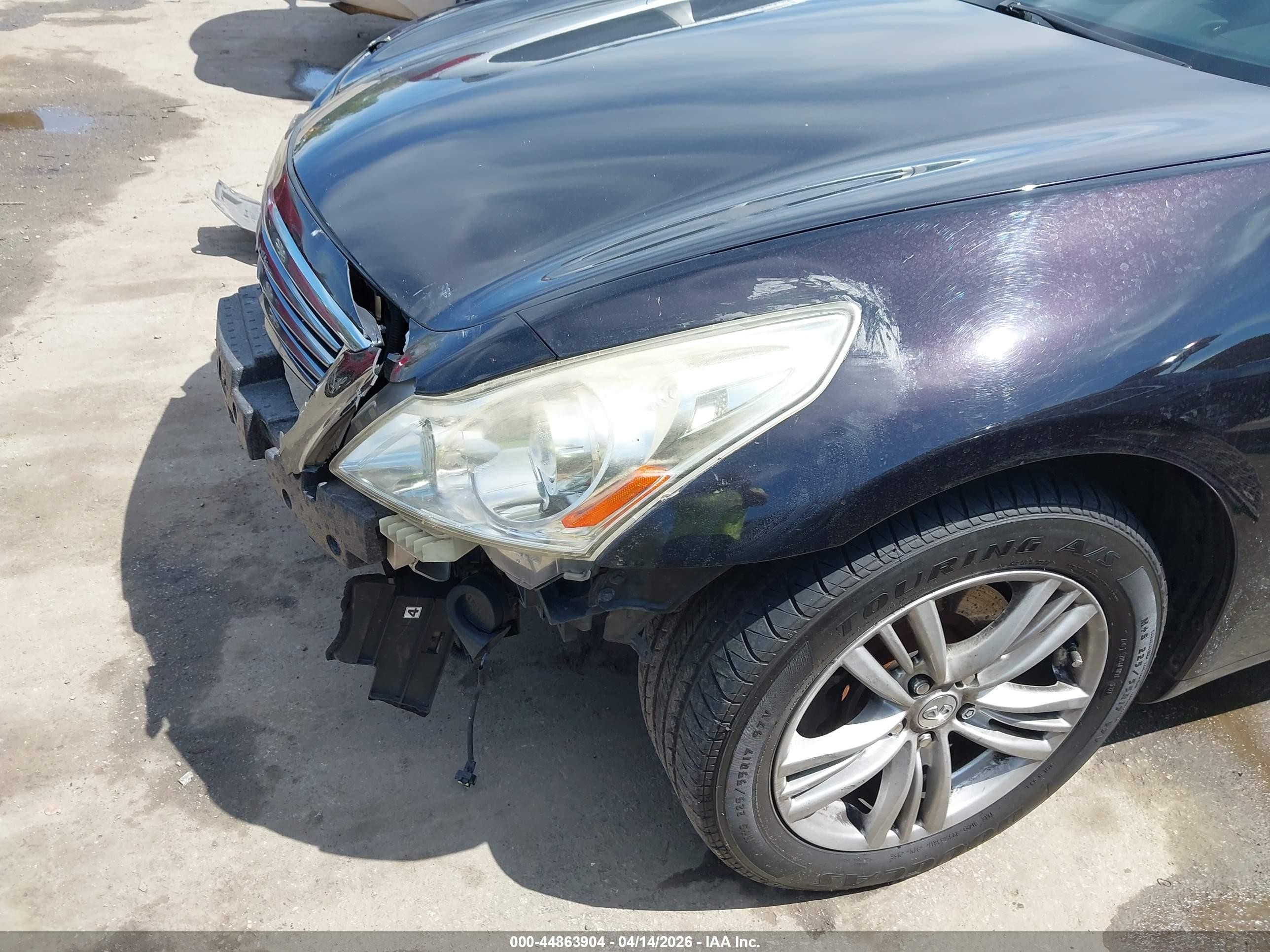 2012 Infiniti G37x   Black vin: JN1CV6AR7CM682194