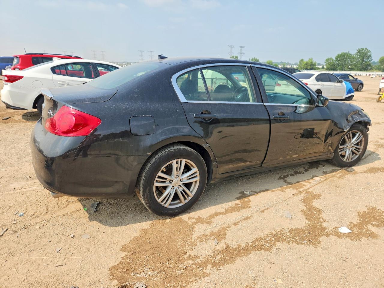 2012 Infiniti G37 Sedan X Черный vin: JN1CV6AR7CM970457