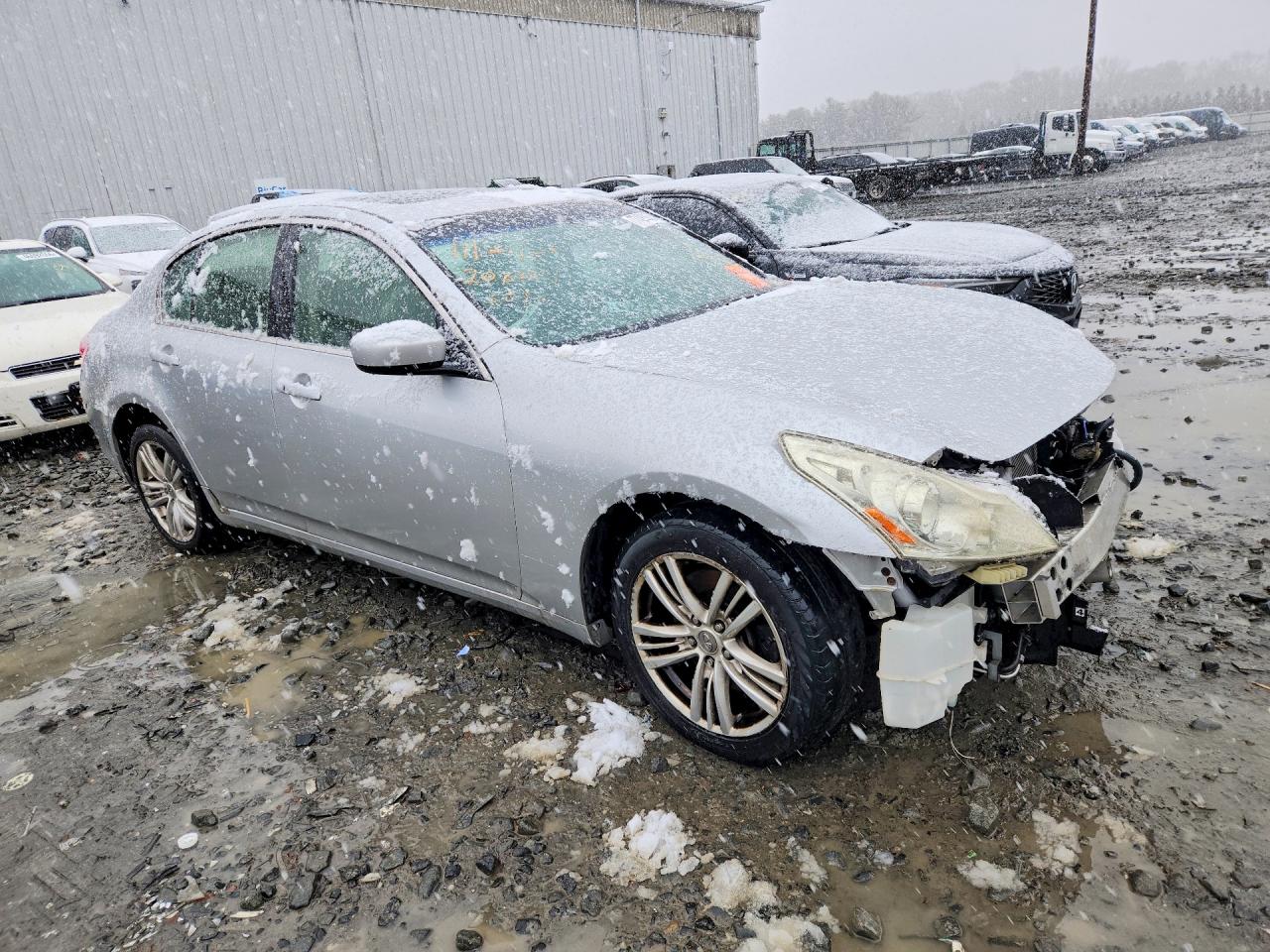 2012 Infiniti G37 Sedan X Silver vin: JN1CV6AR7CM971205