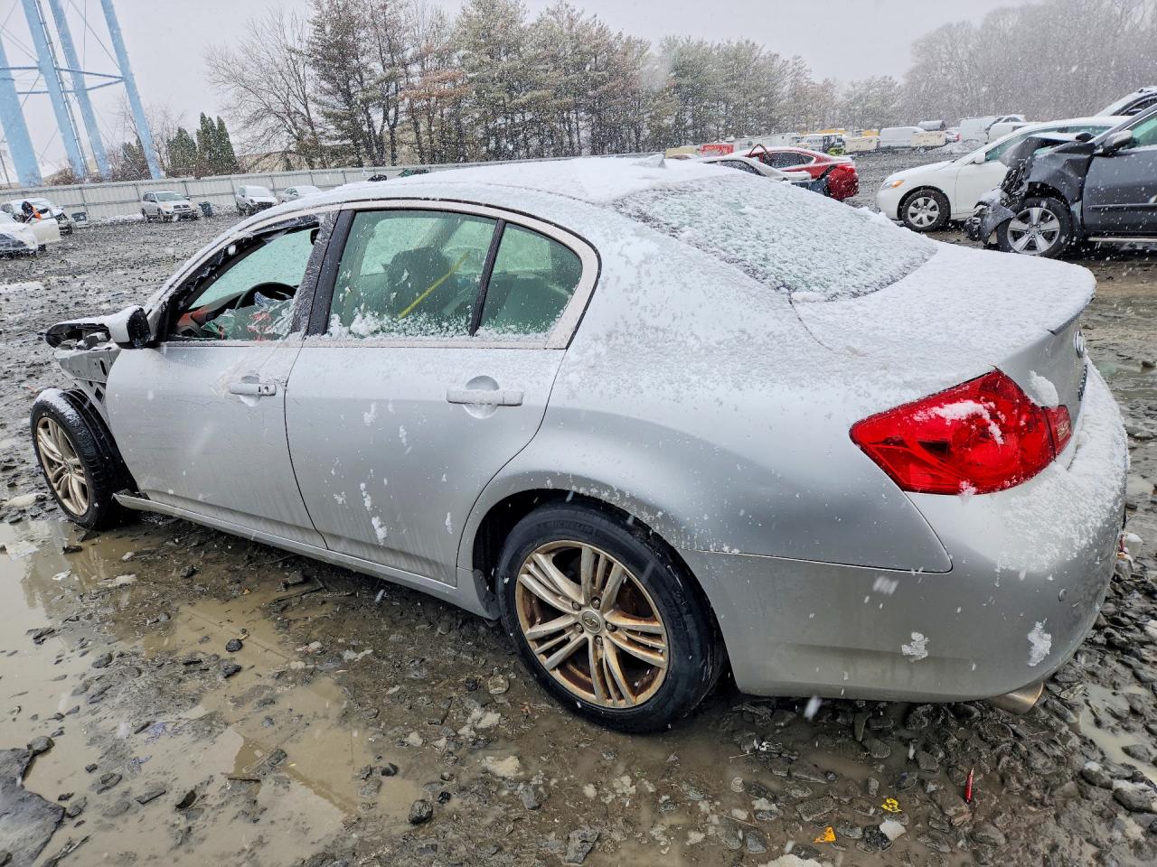 2012 Infiniti G37 Sedan X Silver vin: JN1CV6AR7CM971205