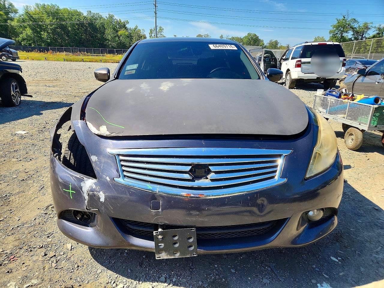 2012 Infiniti G37 Sedan X Blue vin: JN1CV6AR7CM972497