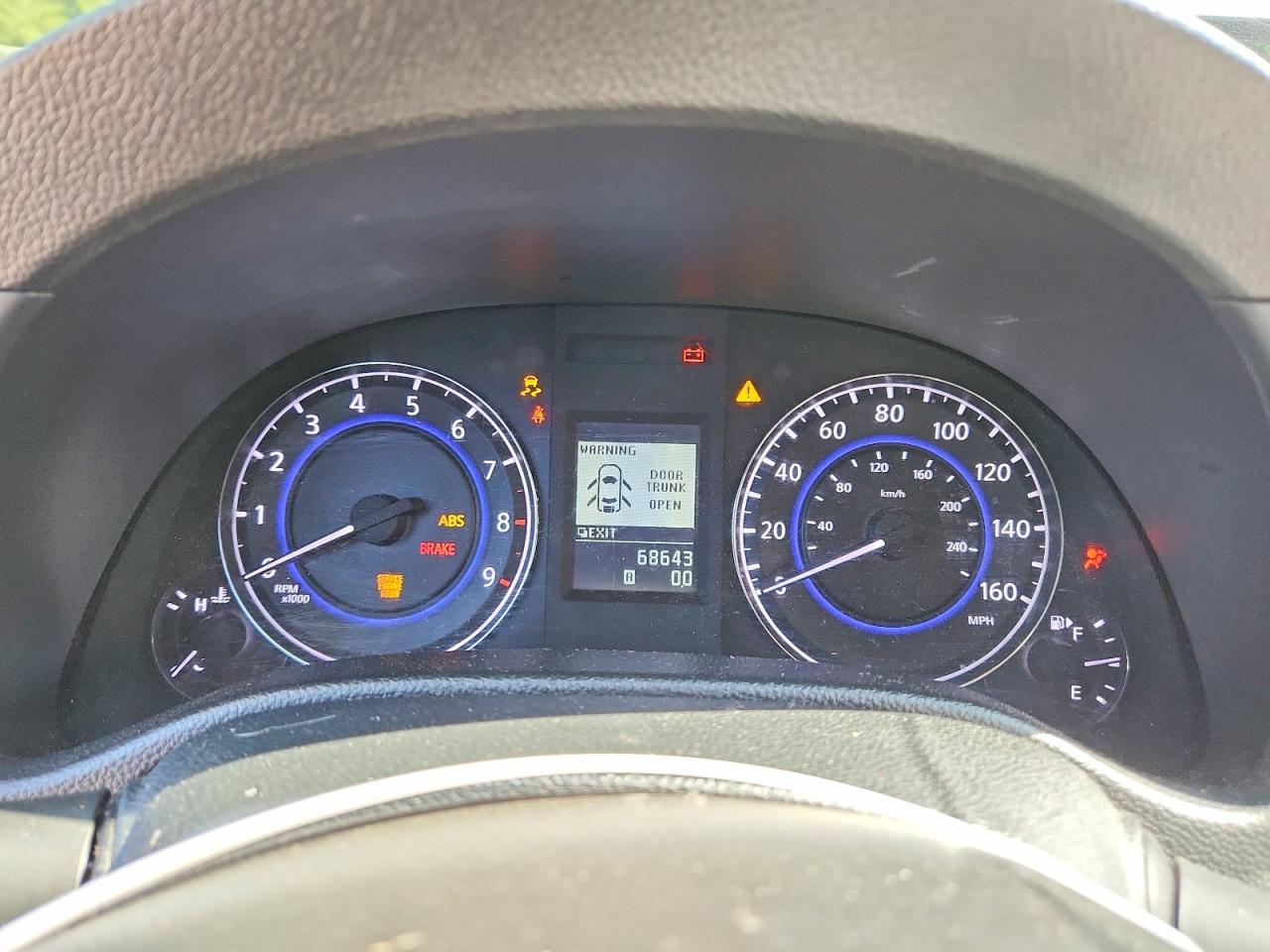2012 Infiniti G37 Sedan X Blue vin: JN1CV6AR7CM972497