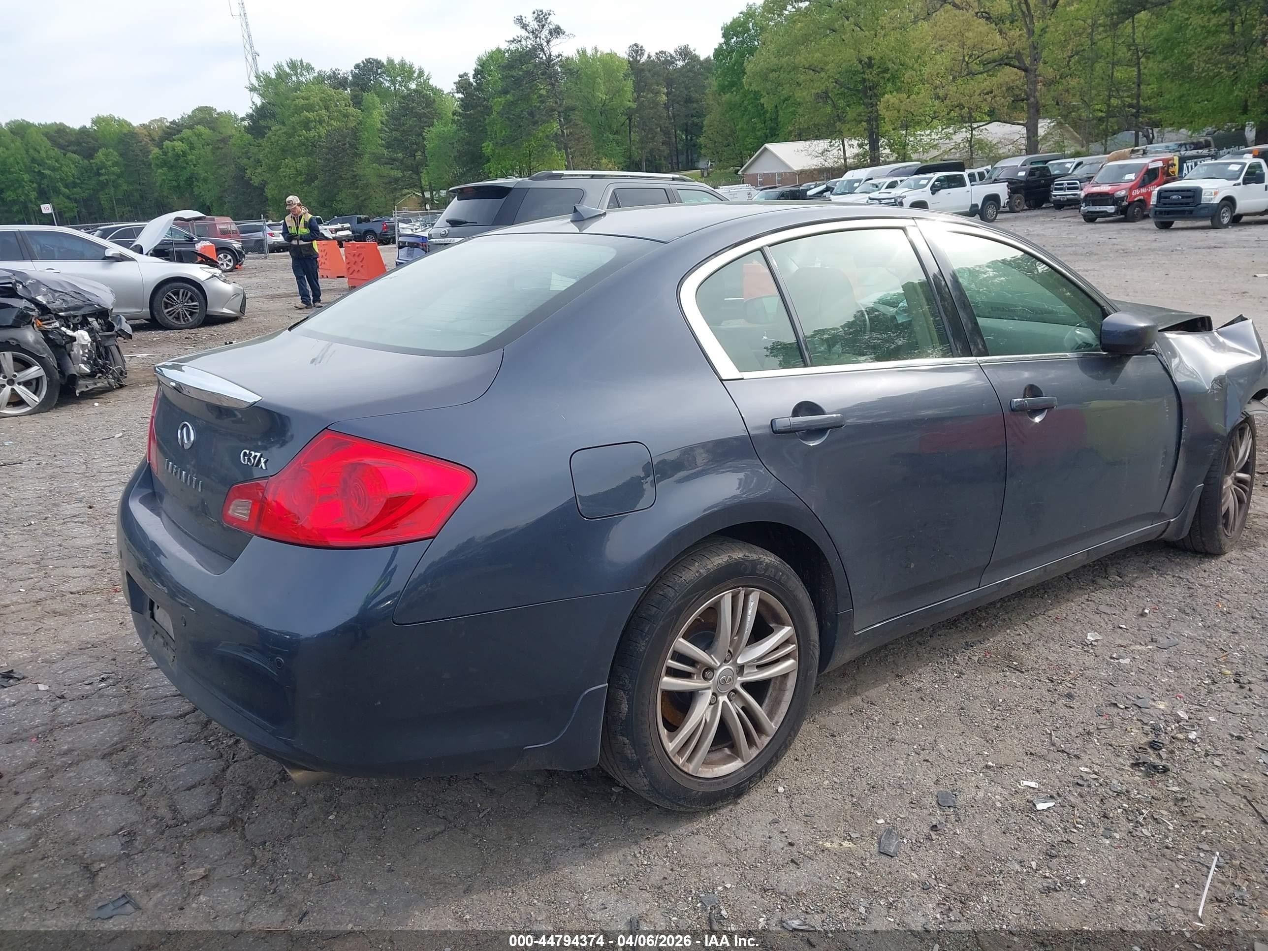 2012 Infiniti G37x   Dark Blue vin: JN1CV6AR7CM972824