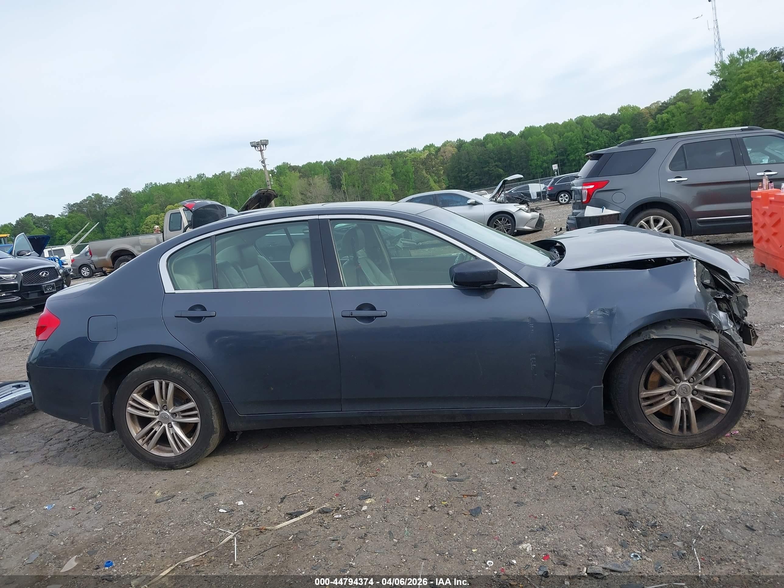 2012 Infiniti G37x   Dark Blue vin: JN1CV6AR7CM972824