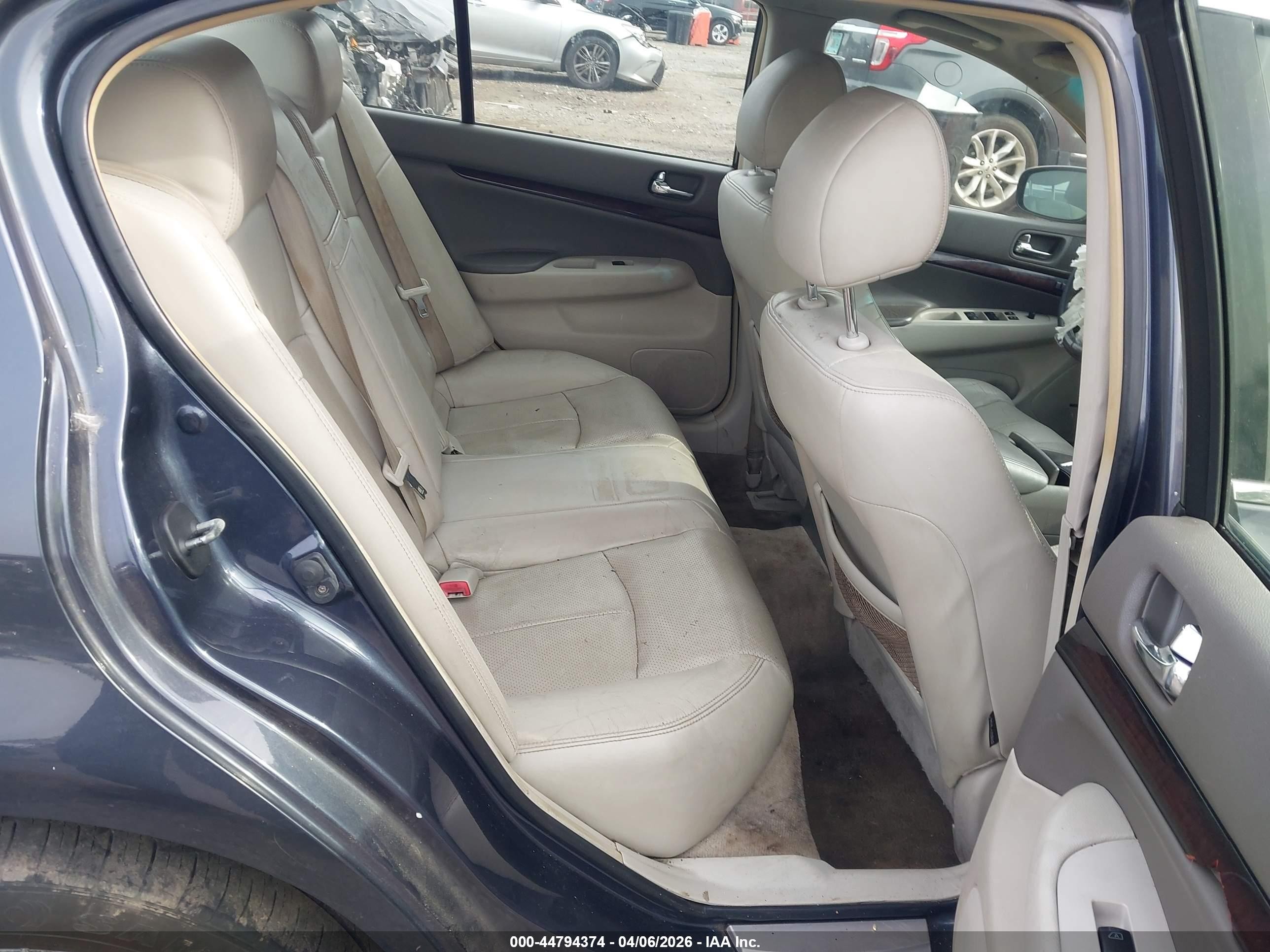 2012 Infiniti G37x   Dark Blue vin: JN1CV6AR7CM972824