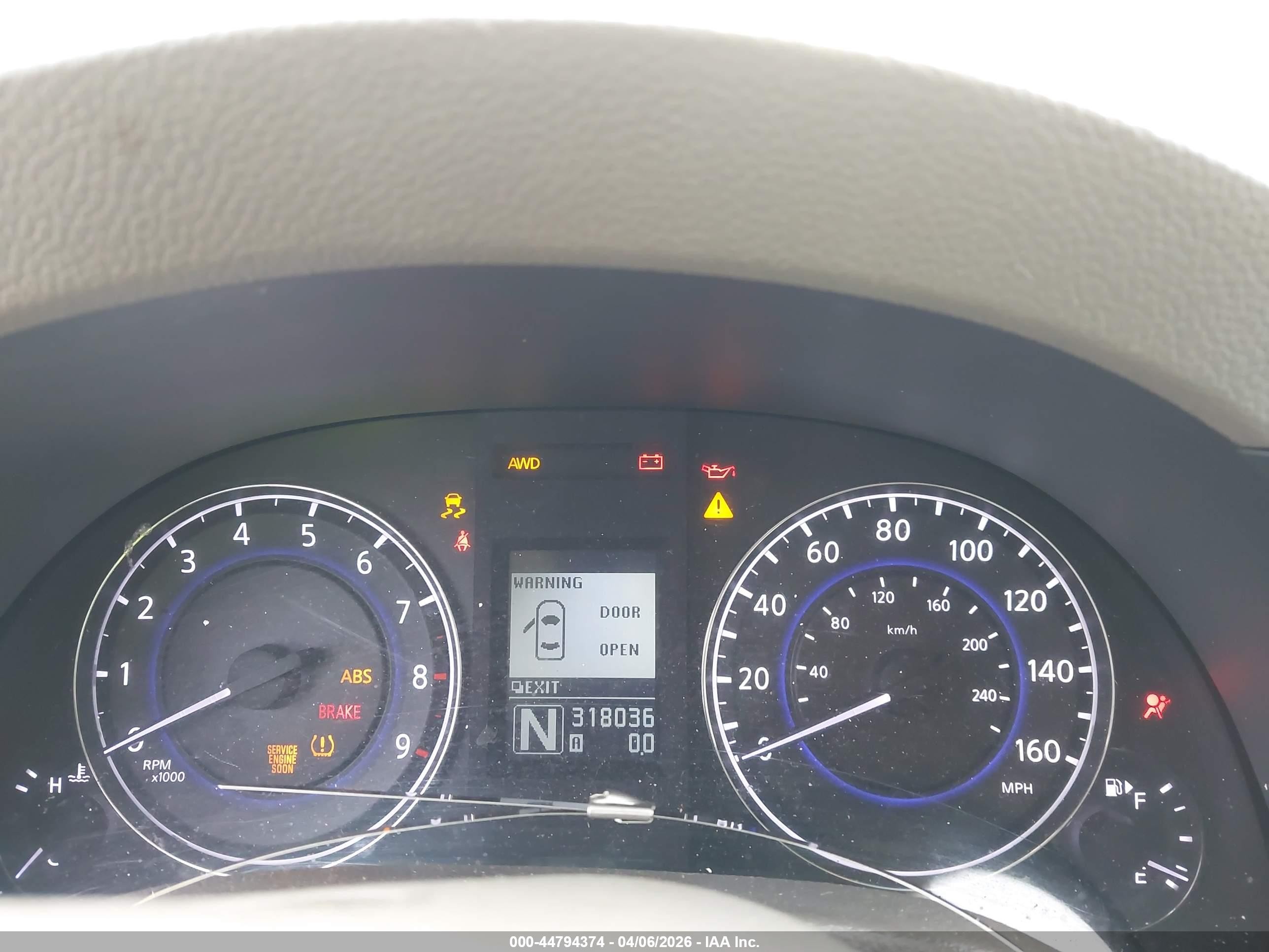 2012 Infiniti G37x   Dark Blue vin: JN1CV6AR7CM972824