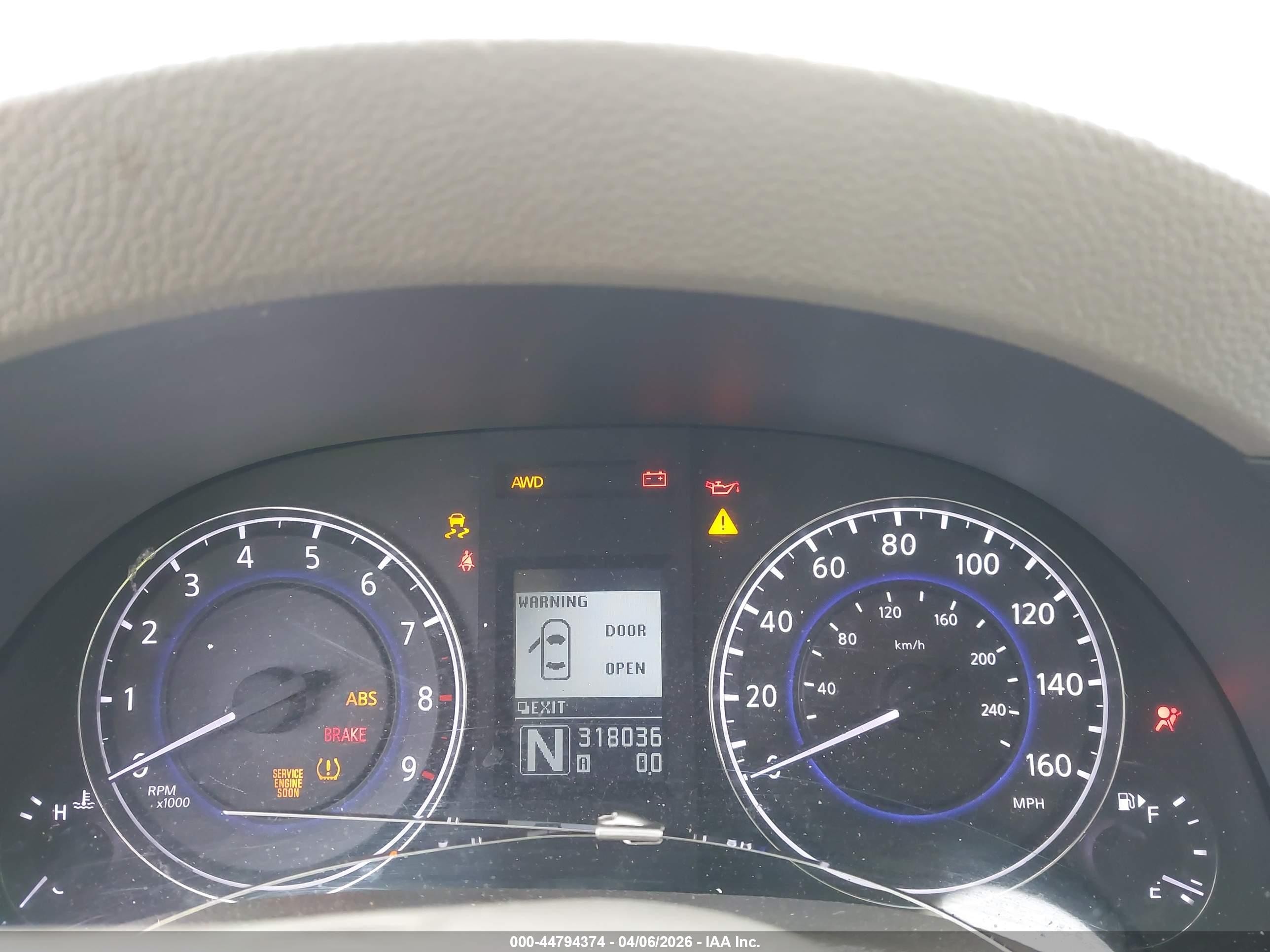 2012 Infiniti G37x   Dark Blue vin: JN1CV6AR7CM972824
