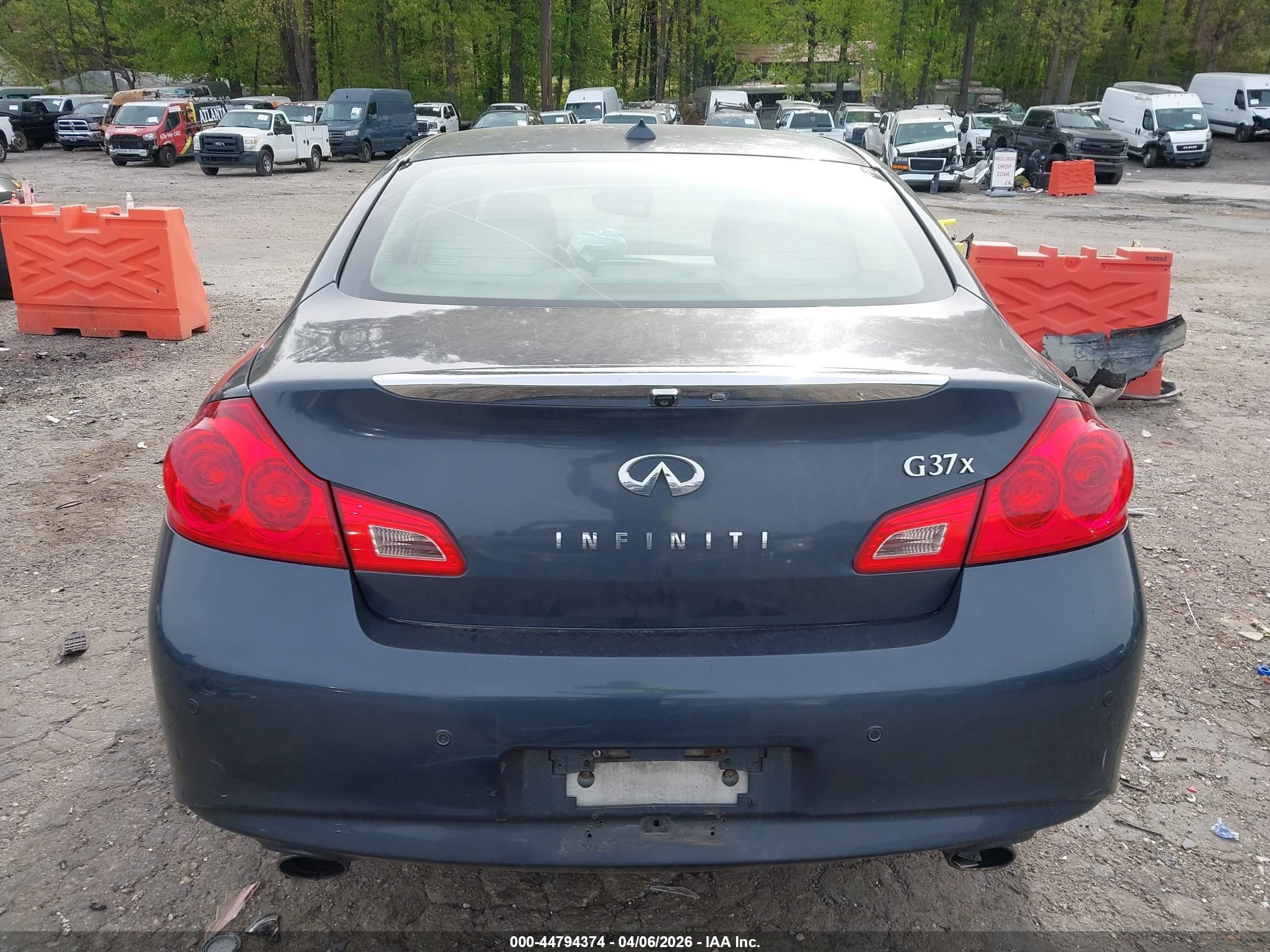 2012 Infiniti G37x   Dark Blue vin: JN1CV6AR7CM972824