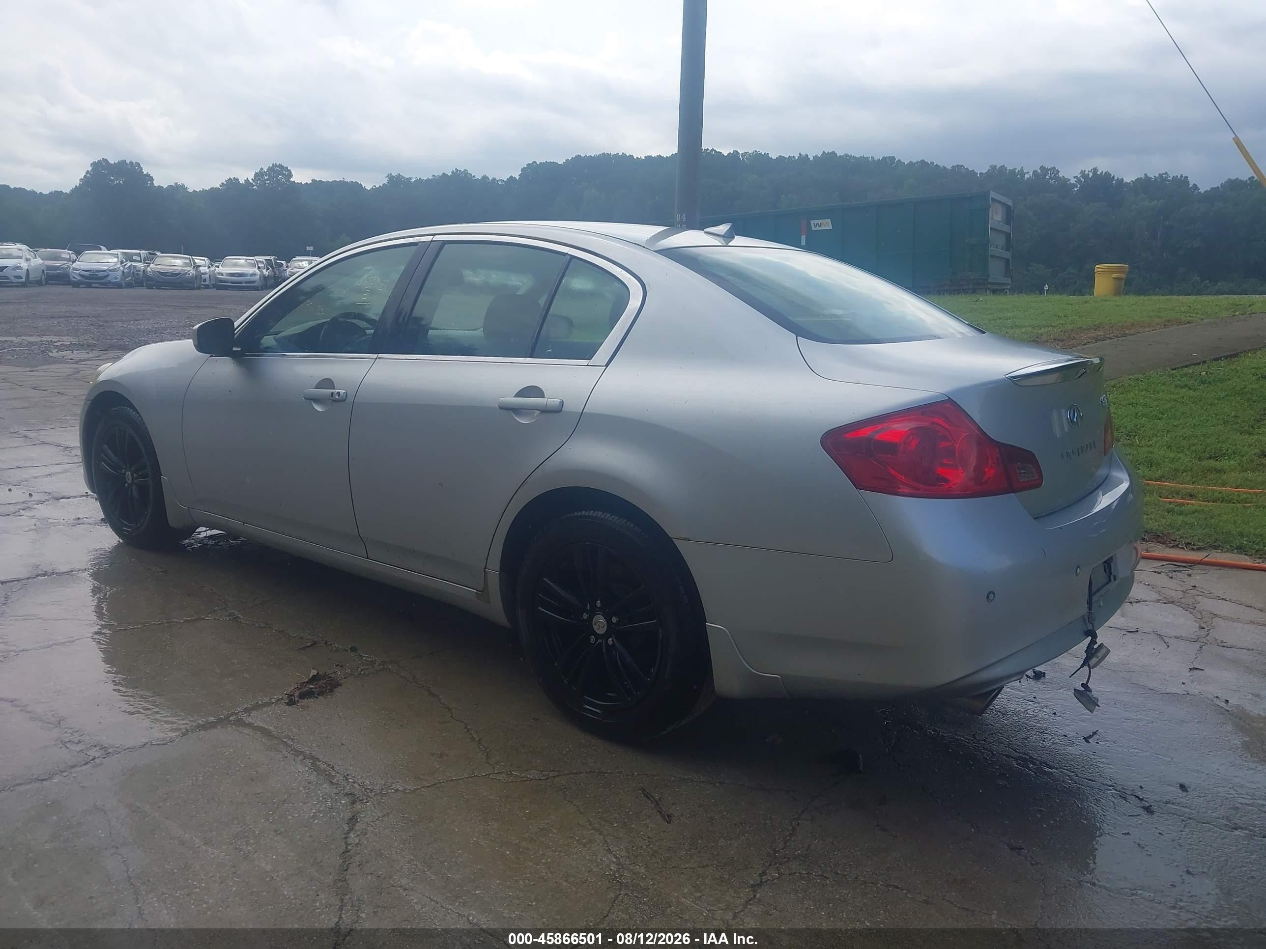 2012 Infiniti G37x   Silver vin: JN1CV6AR7CM973696