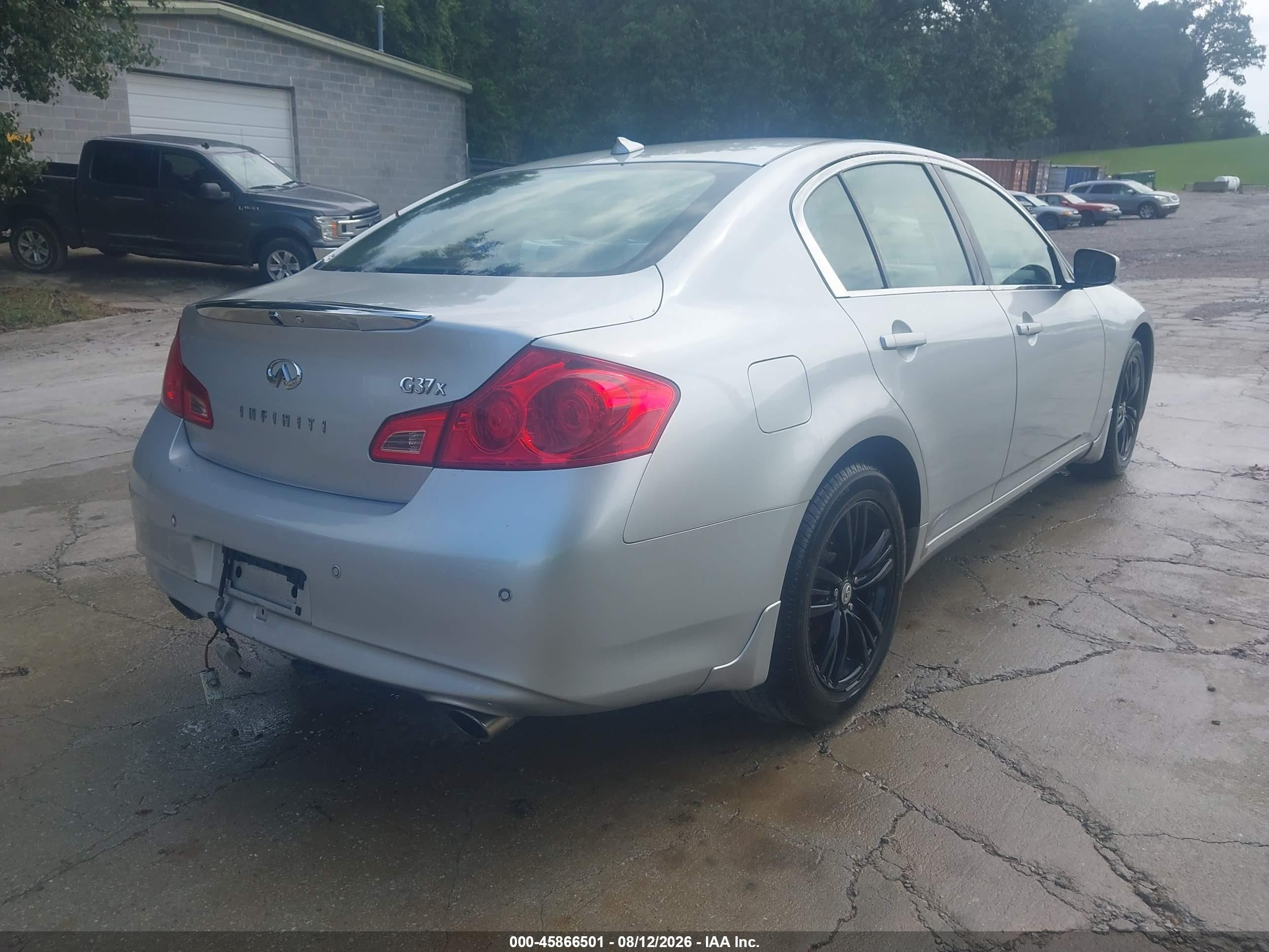 2012 Infiniti G37x   Silver vin: JN1CV6AR7CM973696