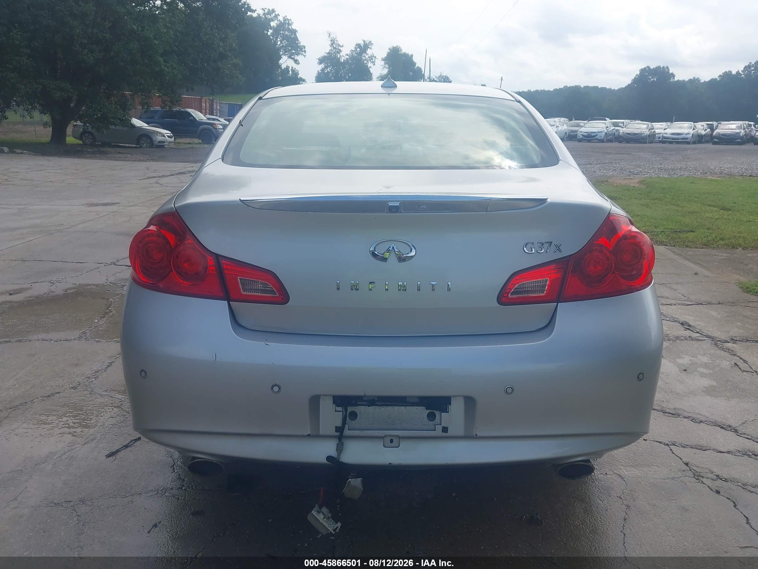 2012 Infiniti G37x   Silver vin: JN1CV6AR7CM973696
