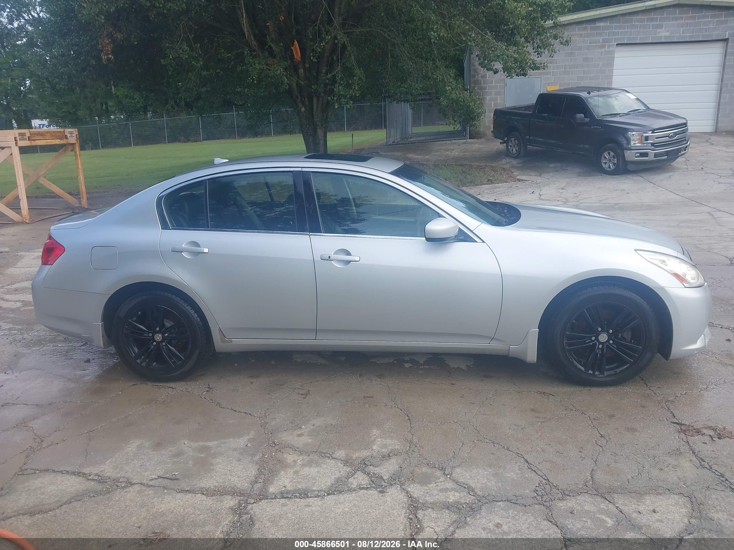 2012 Infiniti G37x   Silver vin: JN1CV6AR7CM973696