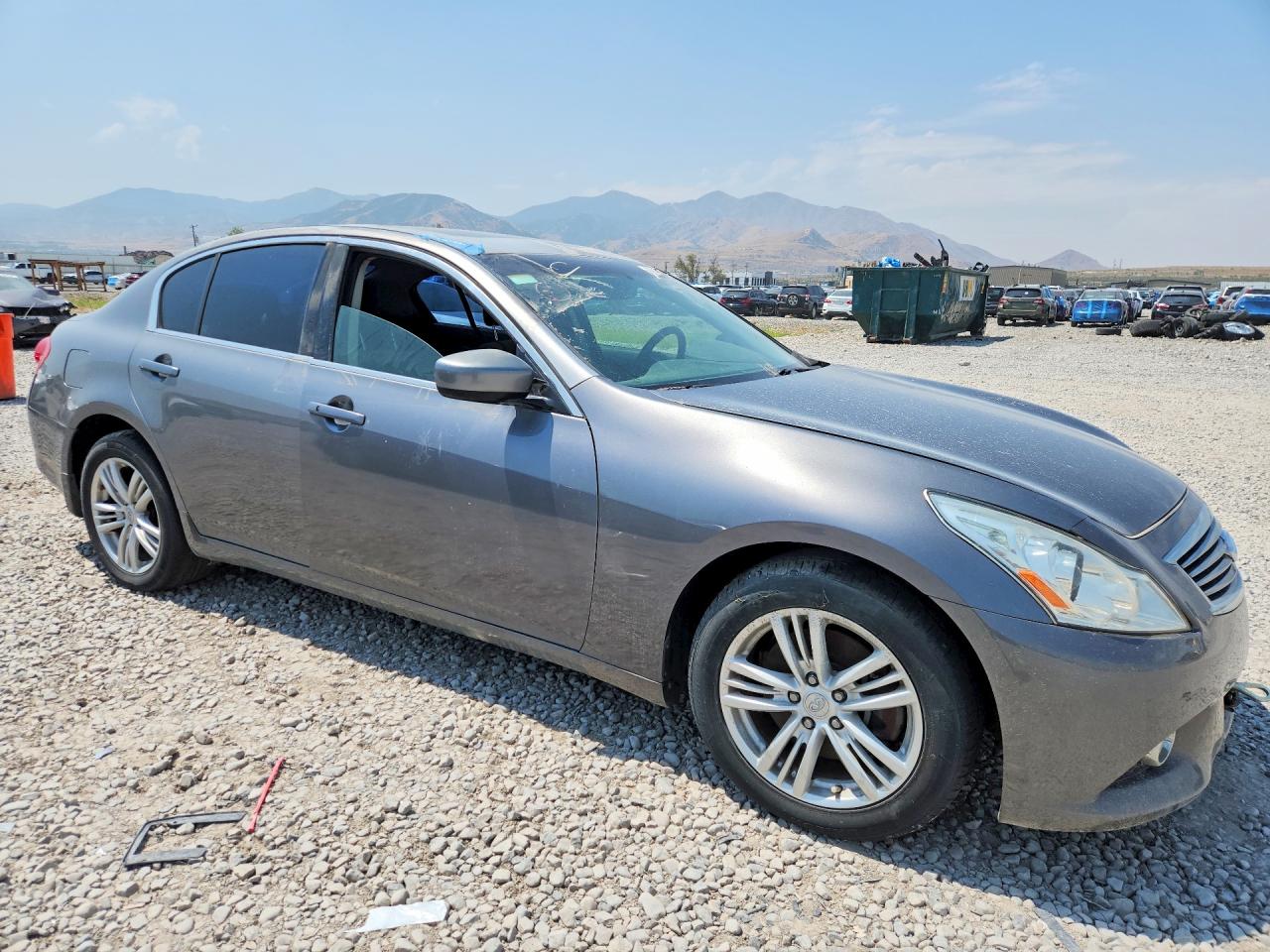 2012 Infiniti G37 Sedan X Gray vin: JN1CV6AR7CM976243