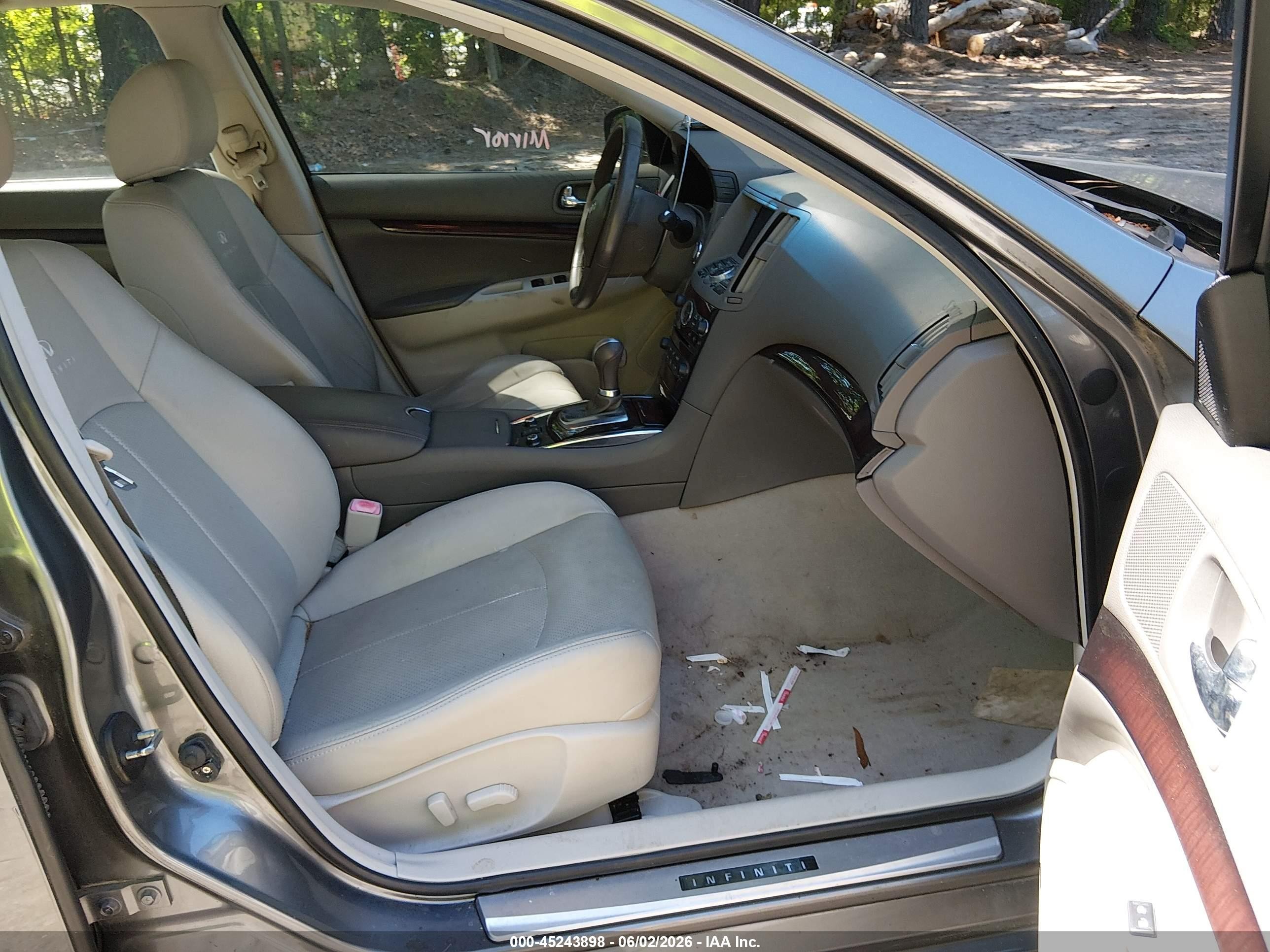 2012 Infiniti G37x   Серый vin: JN1CV6AR7CM978087