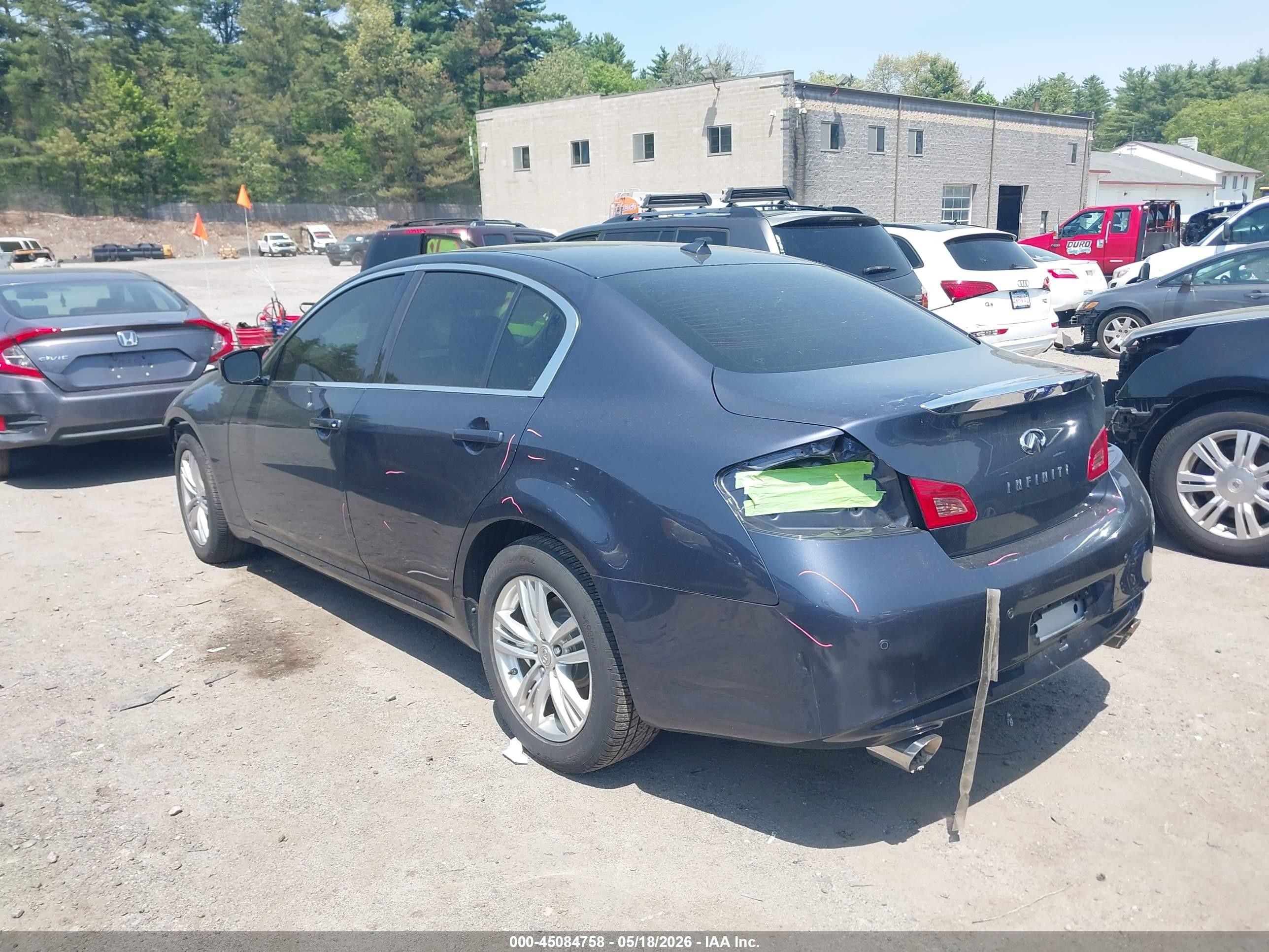 2013 Infiniti G37x   Gray vin: JN1CV6AR7DM350404