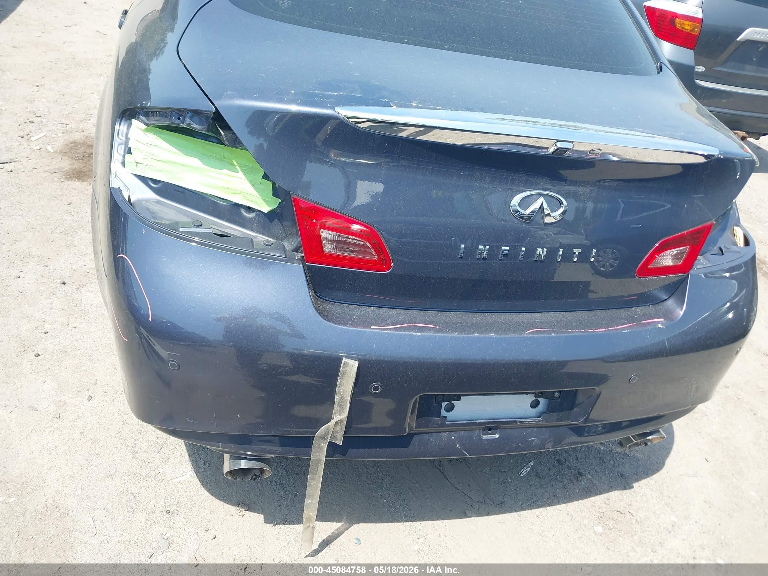 2013 Infiniti G37x   Gray vin: JN1CV6AR7DM350404