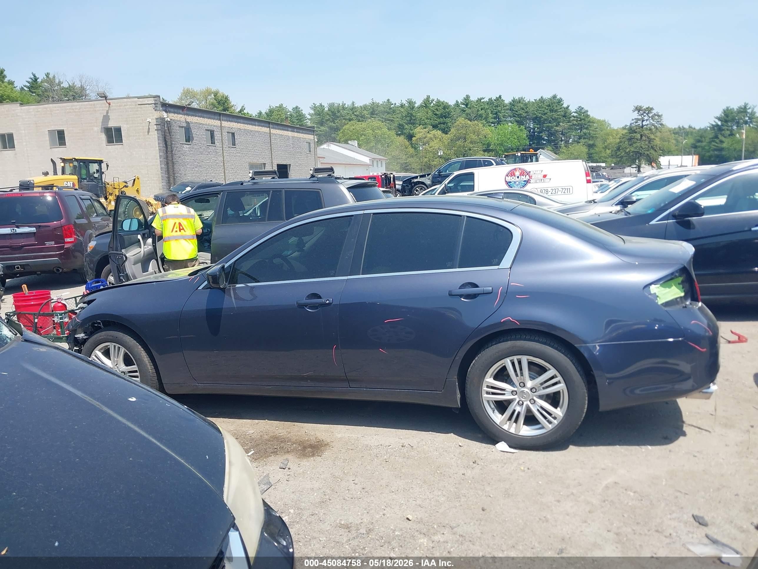 2013 Infiniti G37x   Gray vin: JN1CV6AR7DM350404