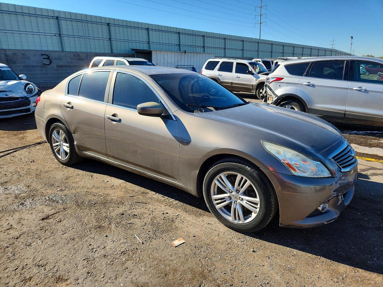 2013 Infiniti G37 Sedan X Gray vin: JN1CV6AR7DM352301