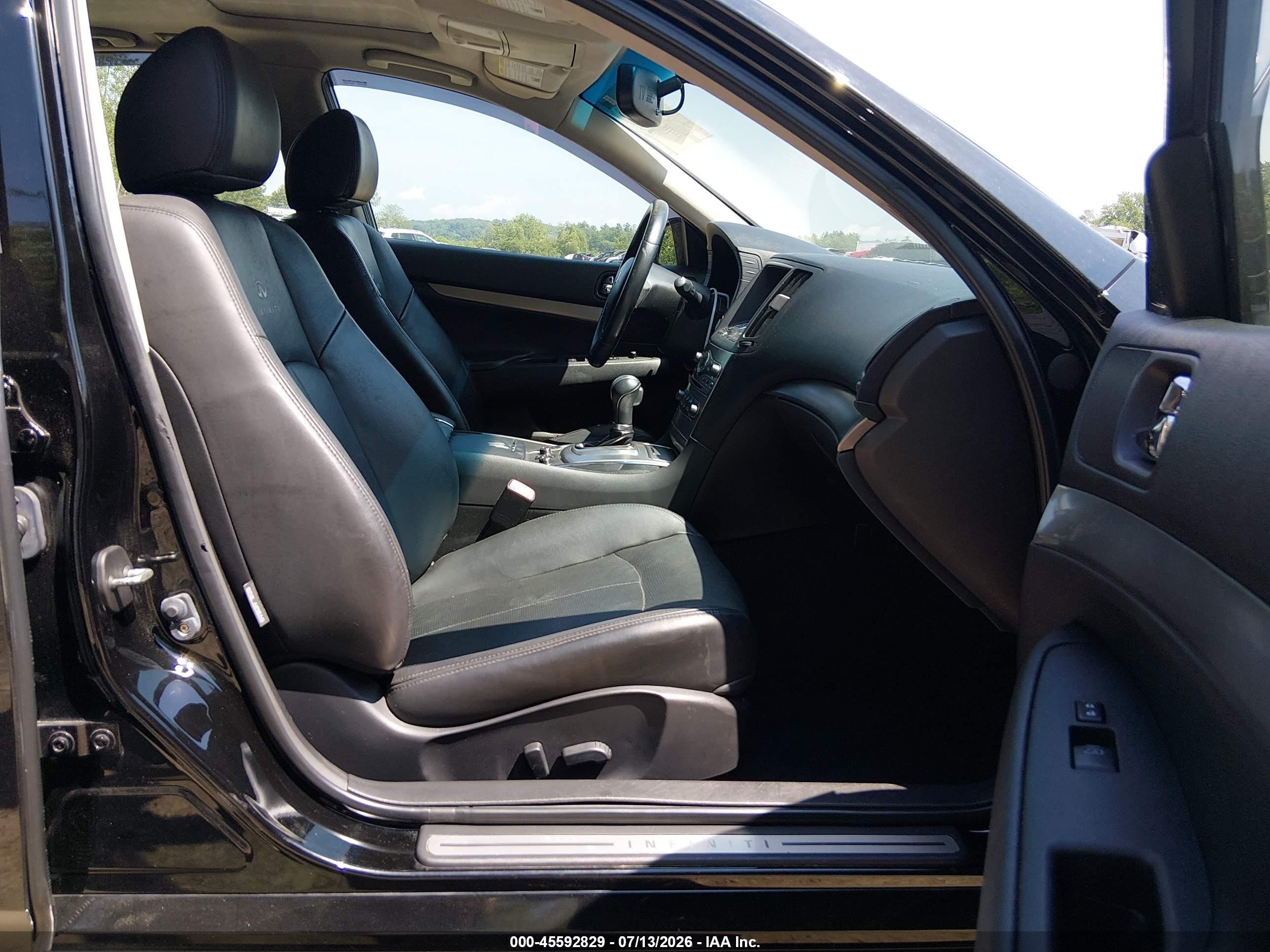 2013 Infiniti G37x   Black vin: JN1CV6AR7DM357322