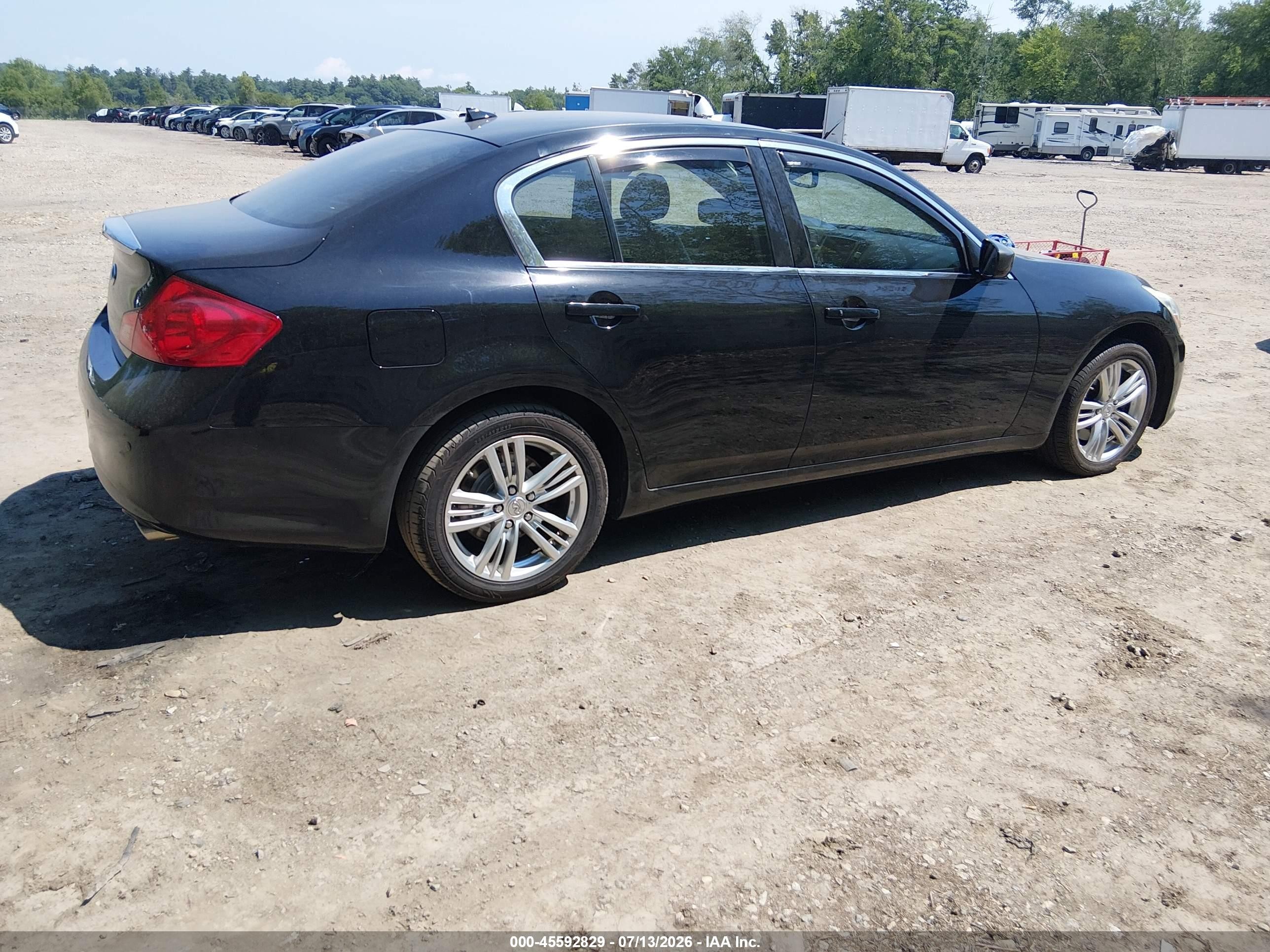 2013 Infiniti G37x   Black vin: JN1CV6AR7DM357322