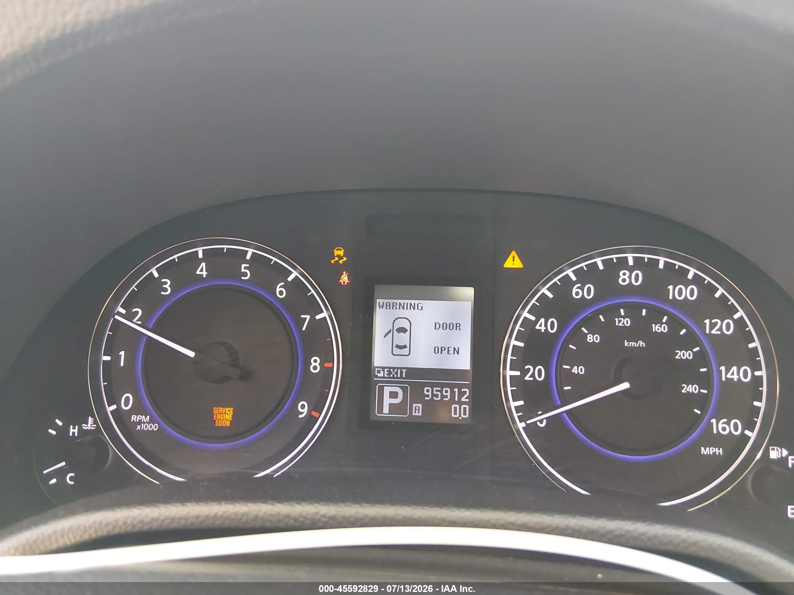 2013 Infiniti G37x   Black vin: JN1CV6AR7DM357322