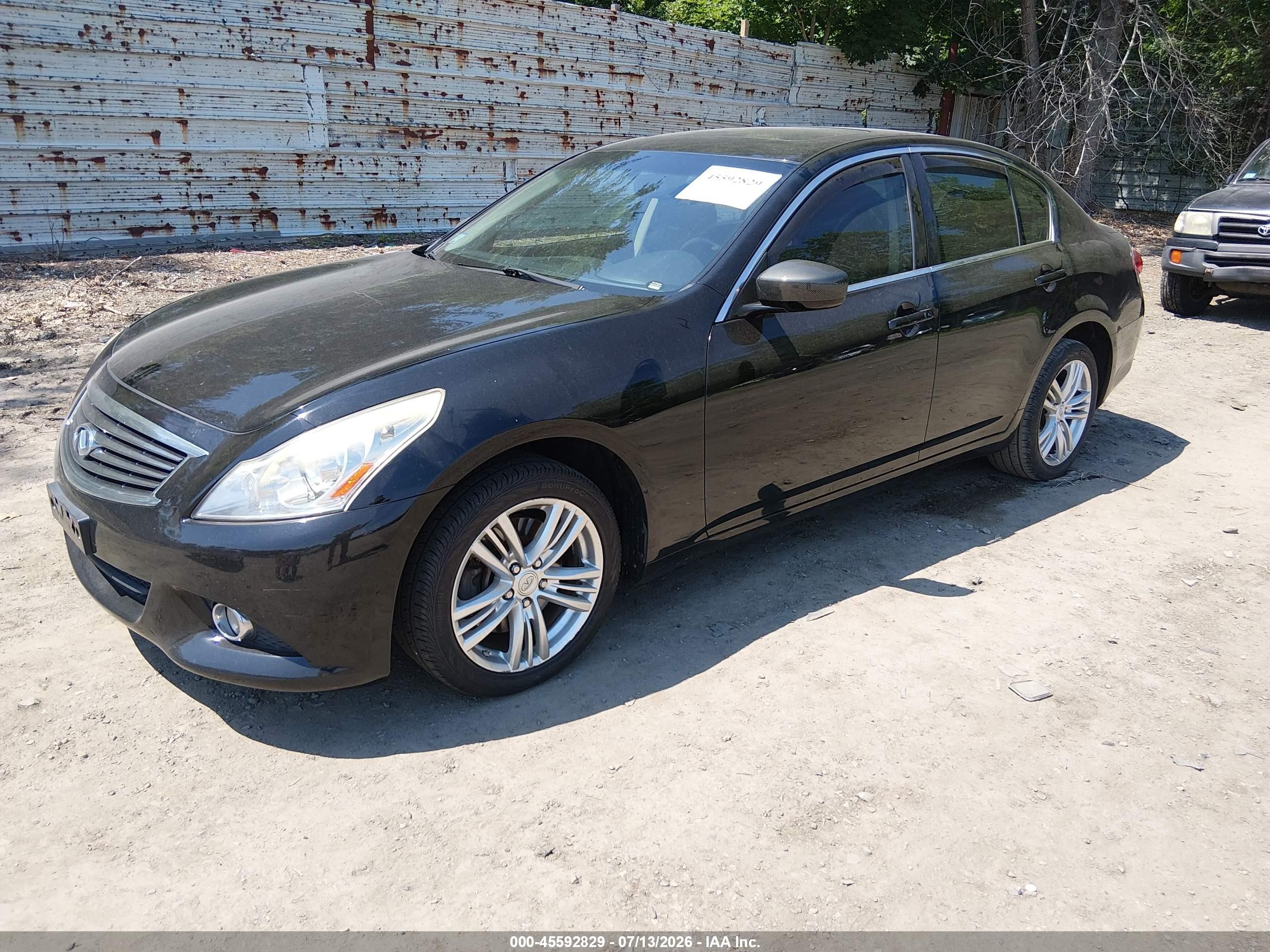 2013 Infiniti G37x   Black vin: JN1CV6AR7DM357322