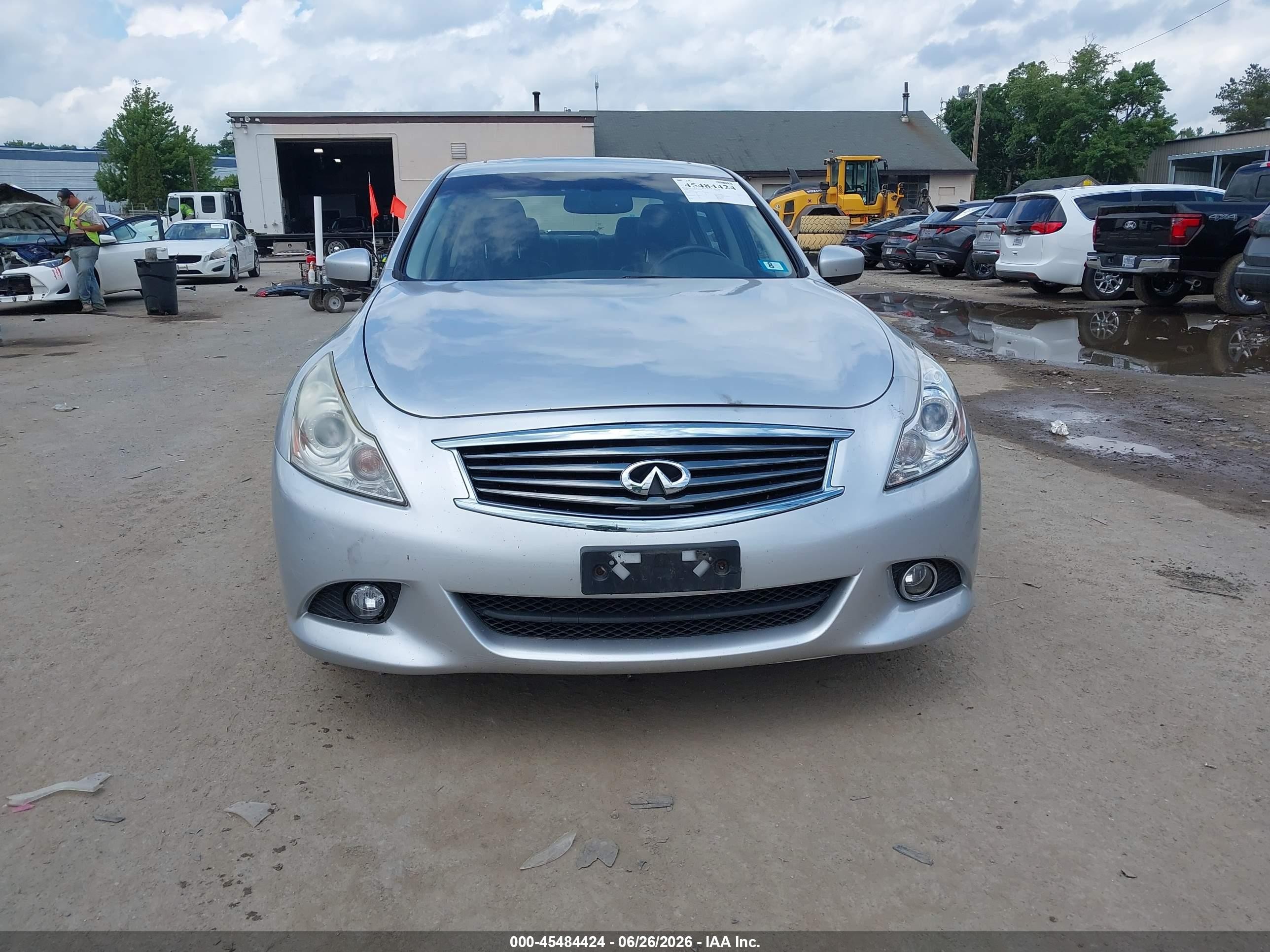 2013 Infiniti G37x   Silver vin: JN1CV6AR7DM357384