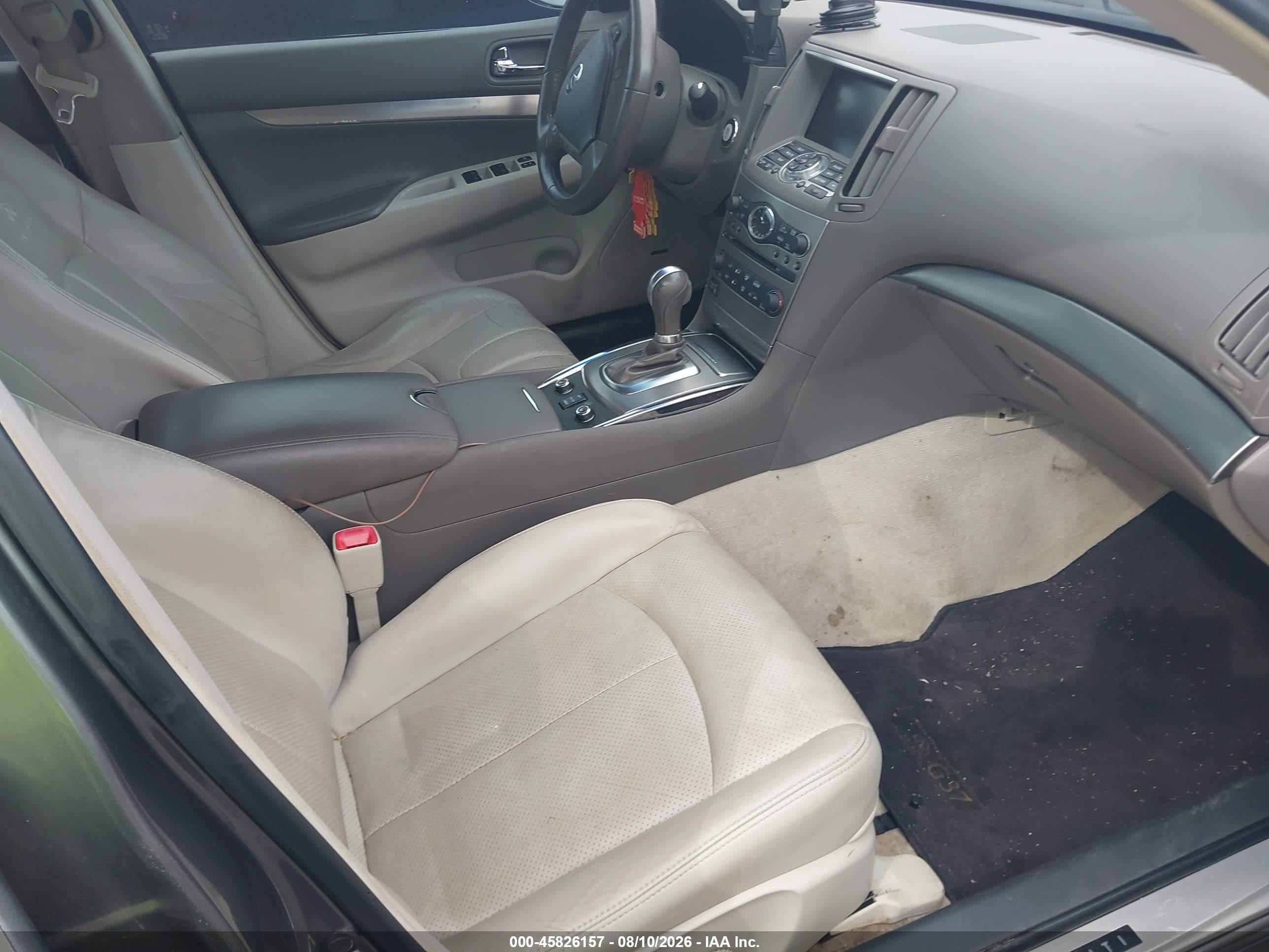 2013 Infiniti G37x   Gray vin: JN1CV6AR7DM750740