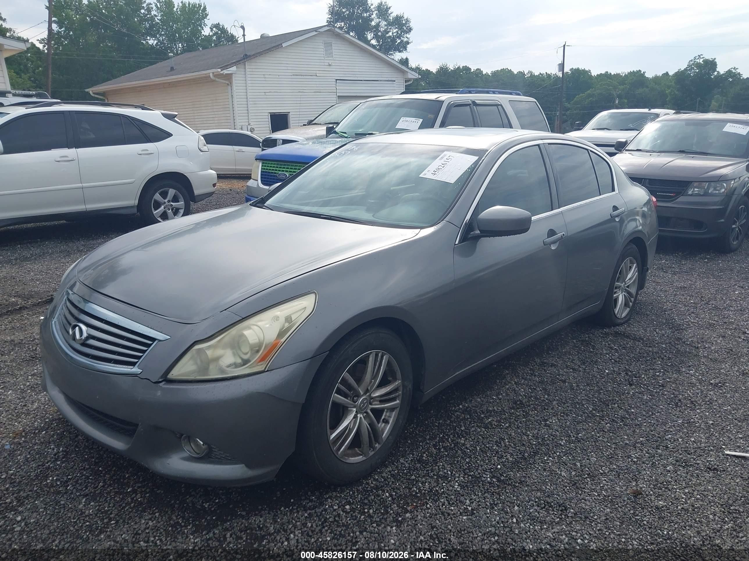 2013 Infiniti G37x   Gray vin: JN1CV6AR7DM750740