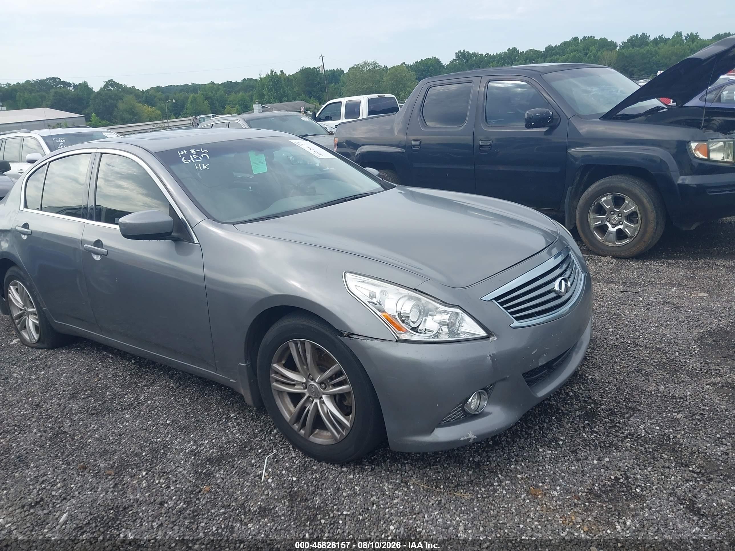 2013 Infiniti G37x   Gray vin: JN1CV6AR7DM750740