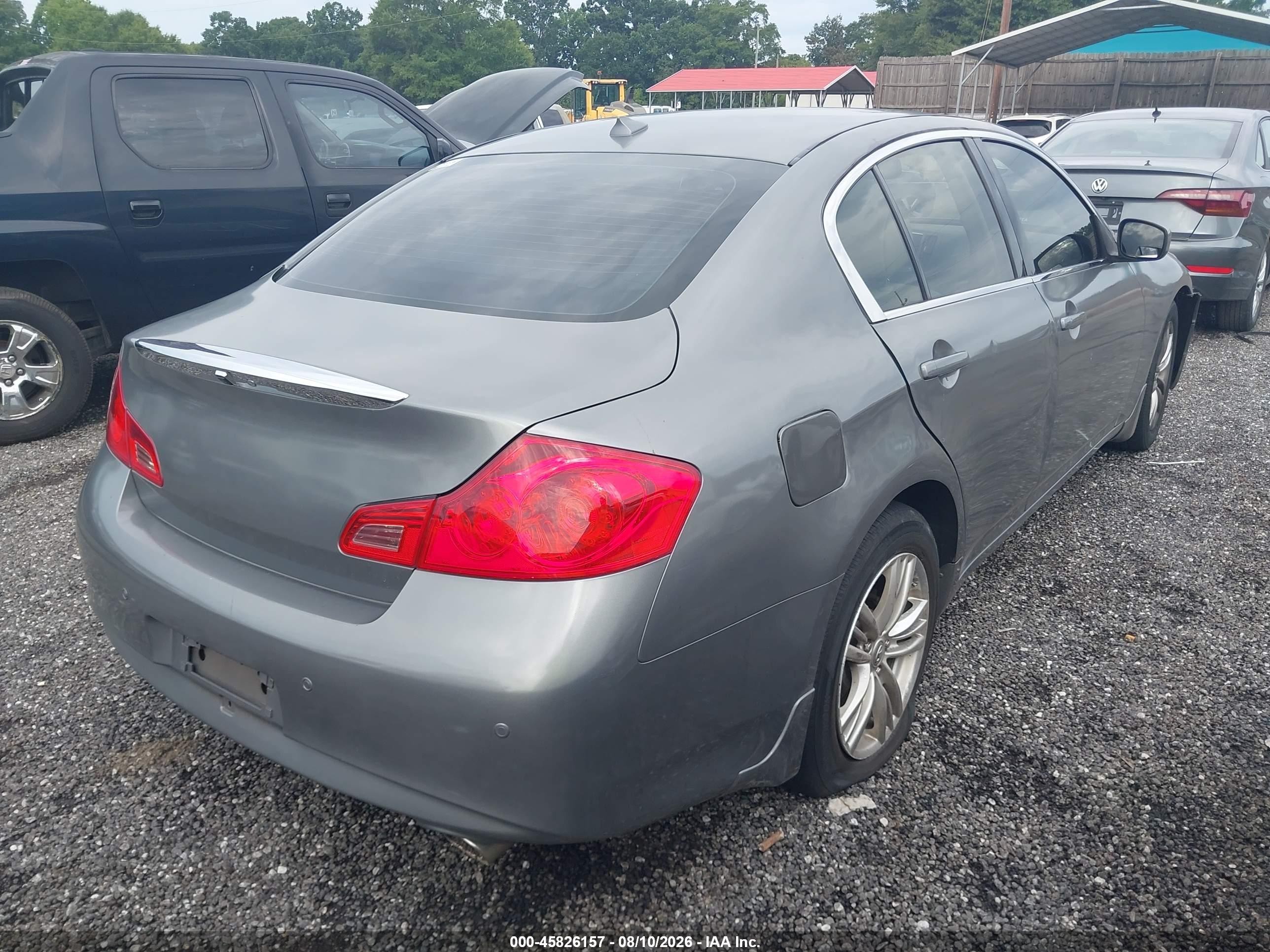 2013 Infiniti G37x   Gray vin: JN1CV6AR7DM750740