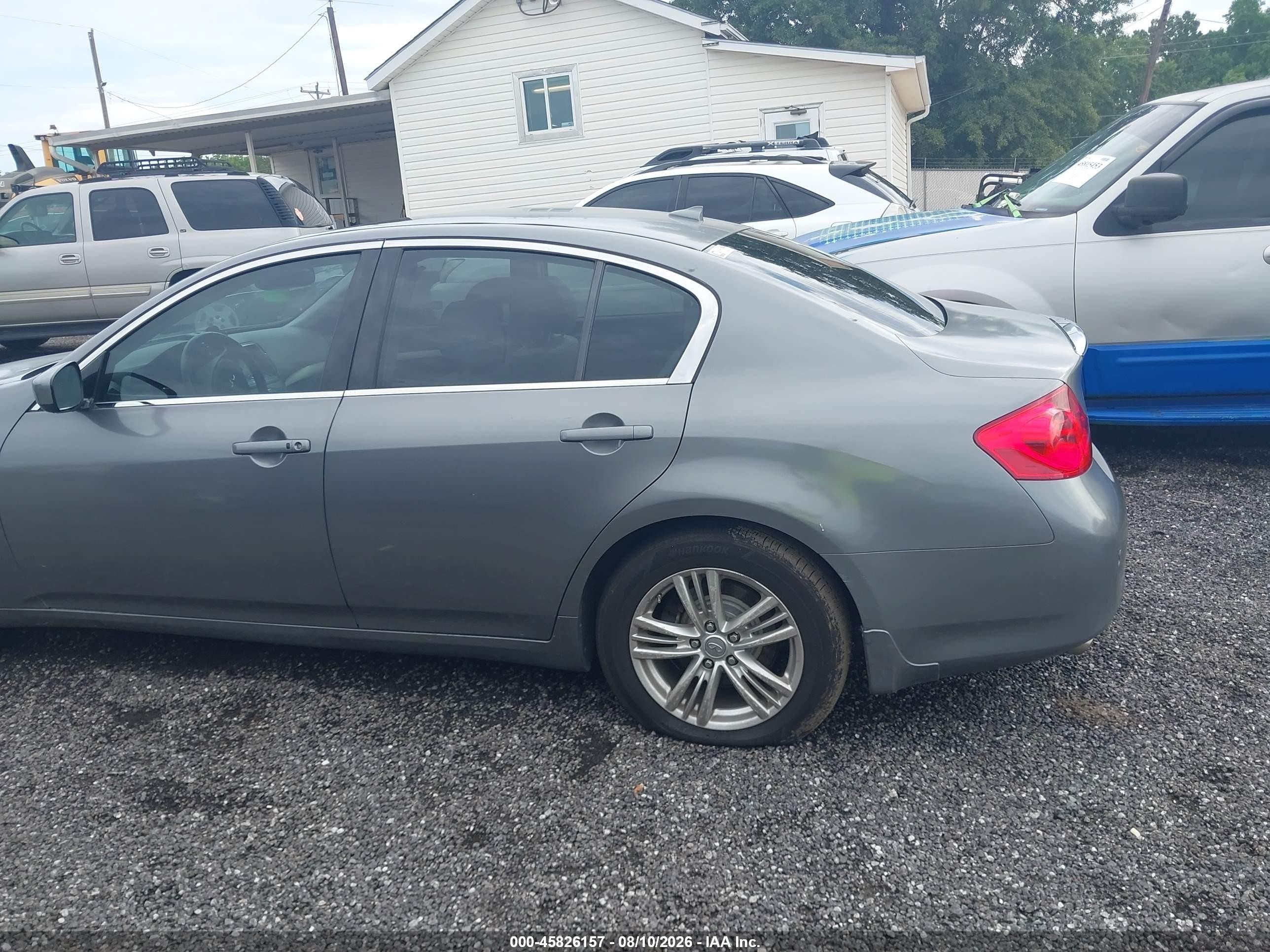 2013 Infiniti G37x   Gray vin: JN1CV6AR7DM750740