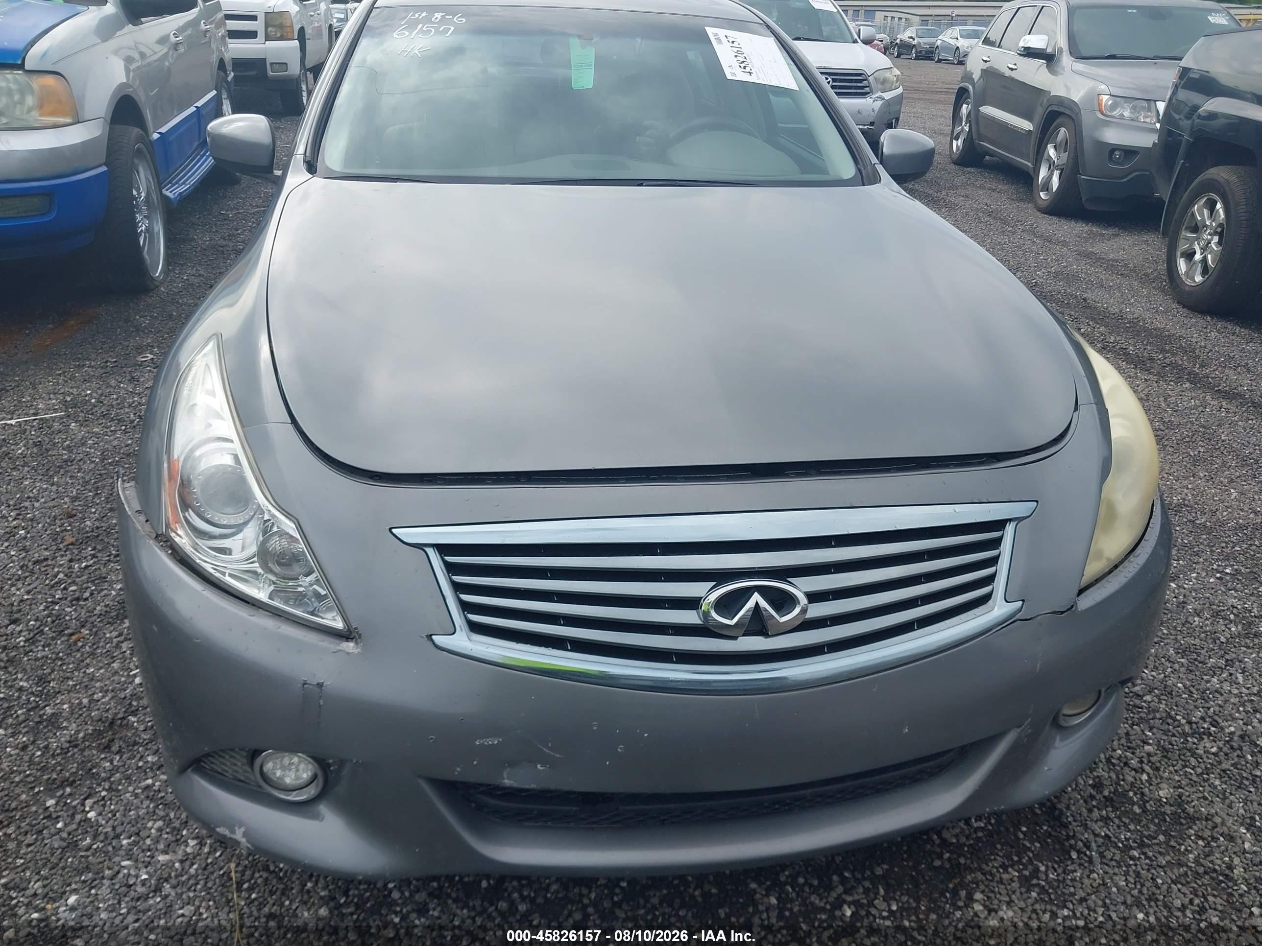 2013 Infiniti G37x   Gray vin: JN1CV6AR7DM750740