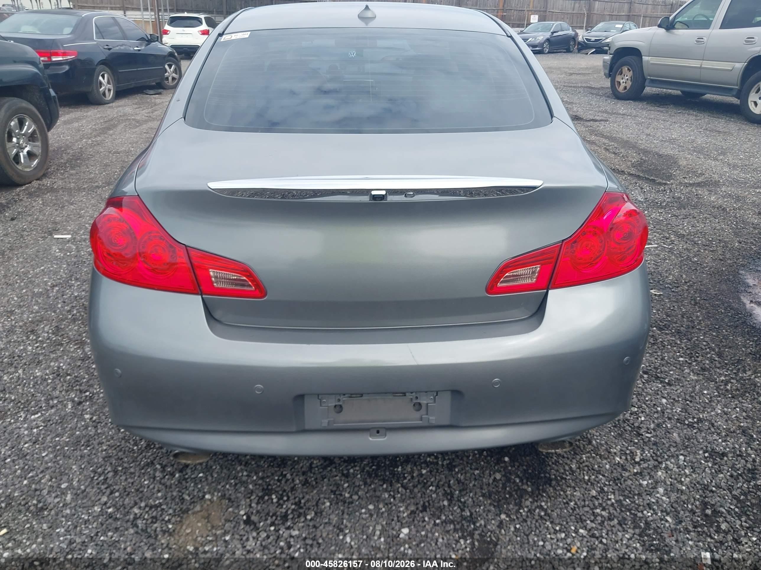 2013 Infiniti G37x   Gray vin: JN1CV6AR7DM750740