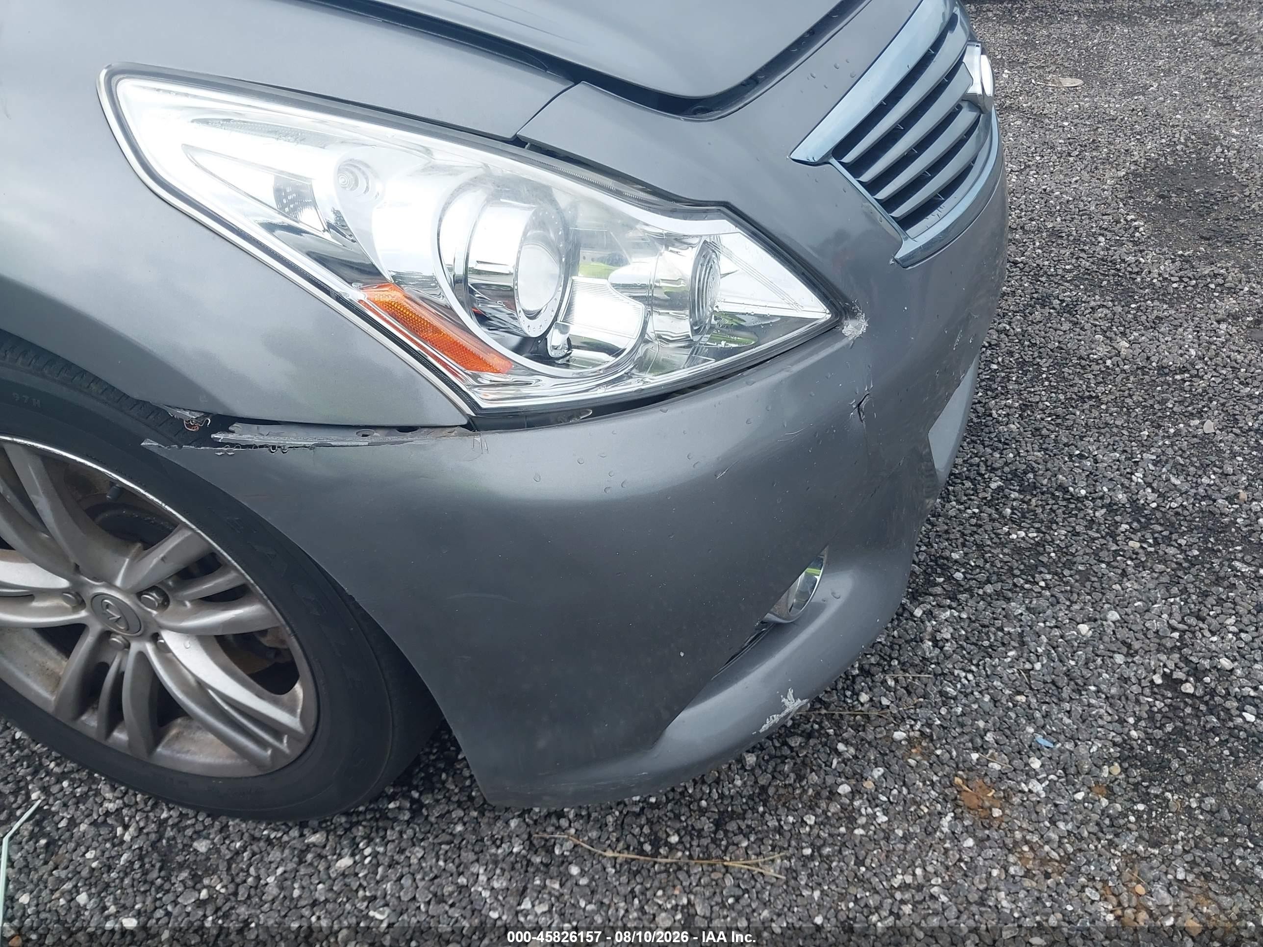 2013 Infiniti G37x   Gray vin: JN1CV6AR7DM750740