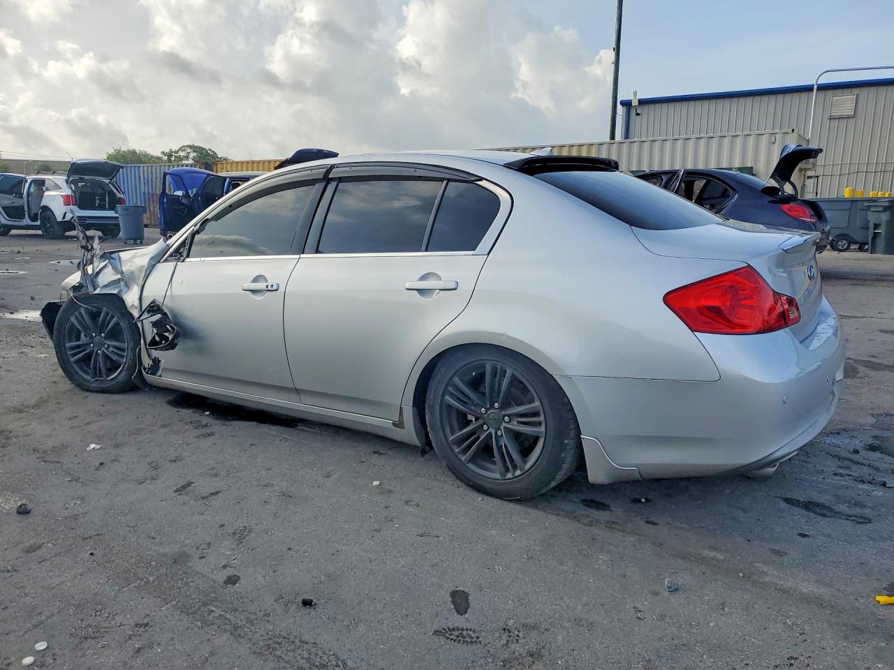 2013 Infiniti G37 Sedan X Silver vin: JN1CV6AR7DM753797
