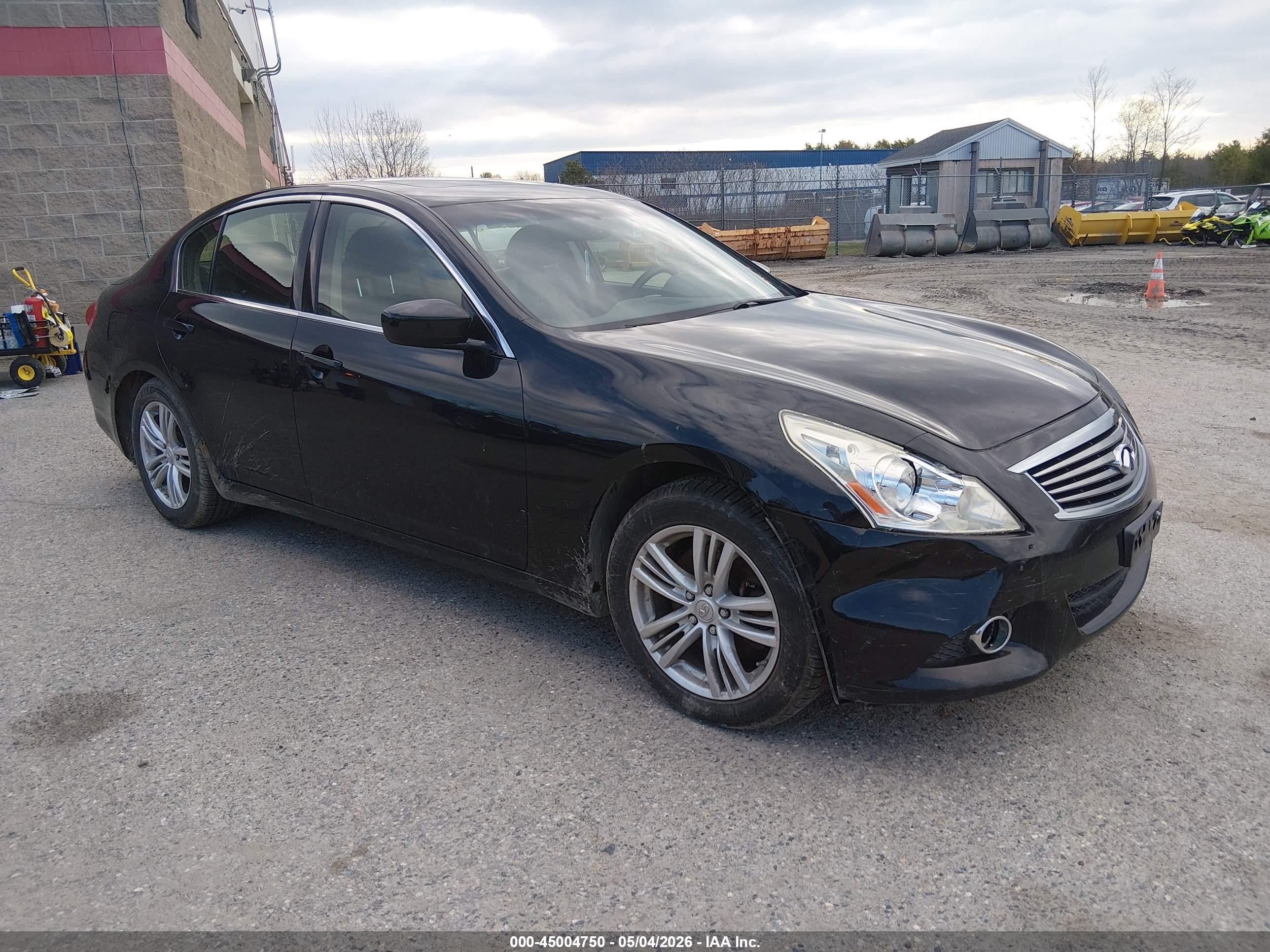2013 Infiniti G37x   Черный vin: JN1CV6AR7DM756165