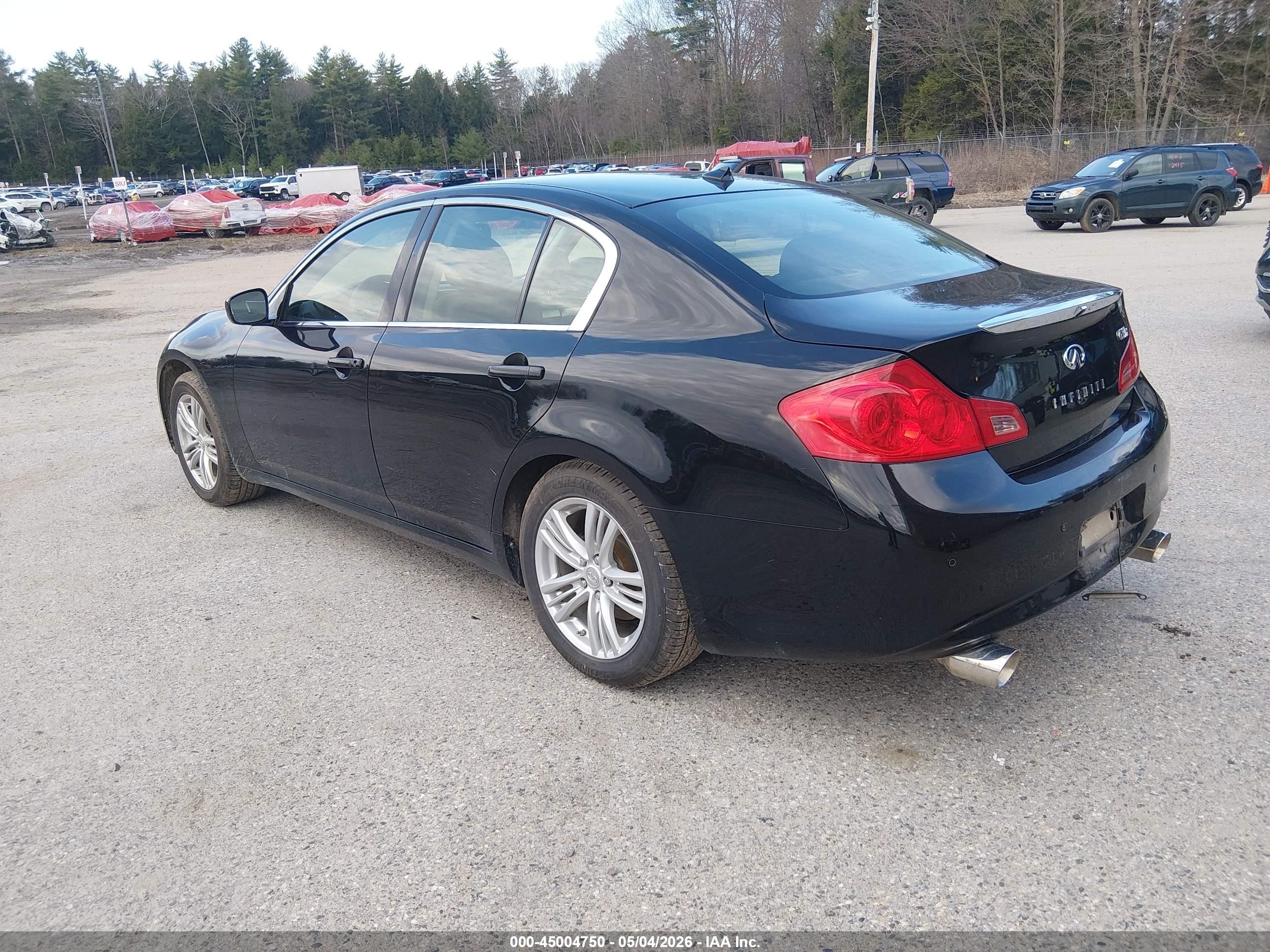 2013 Infiniti G37x   Black vin: JN1CV6AR7DM756165