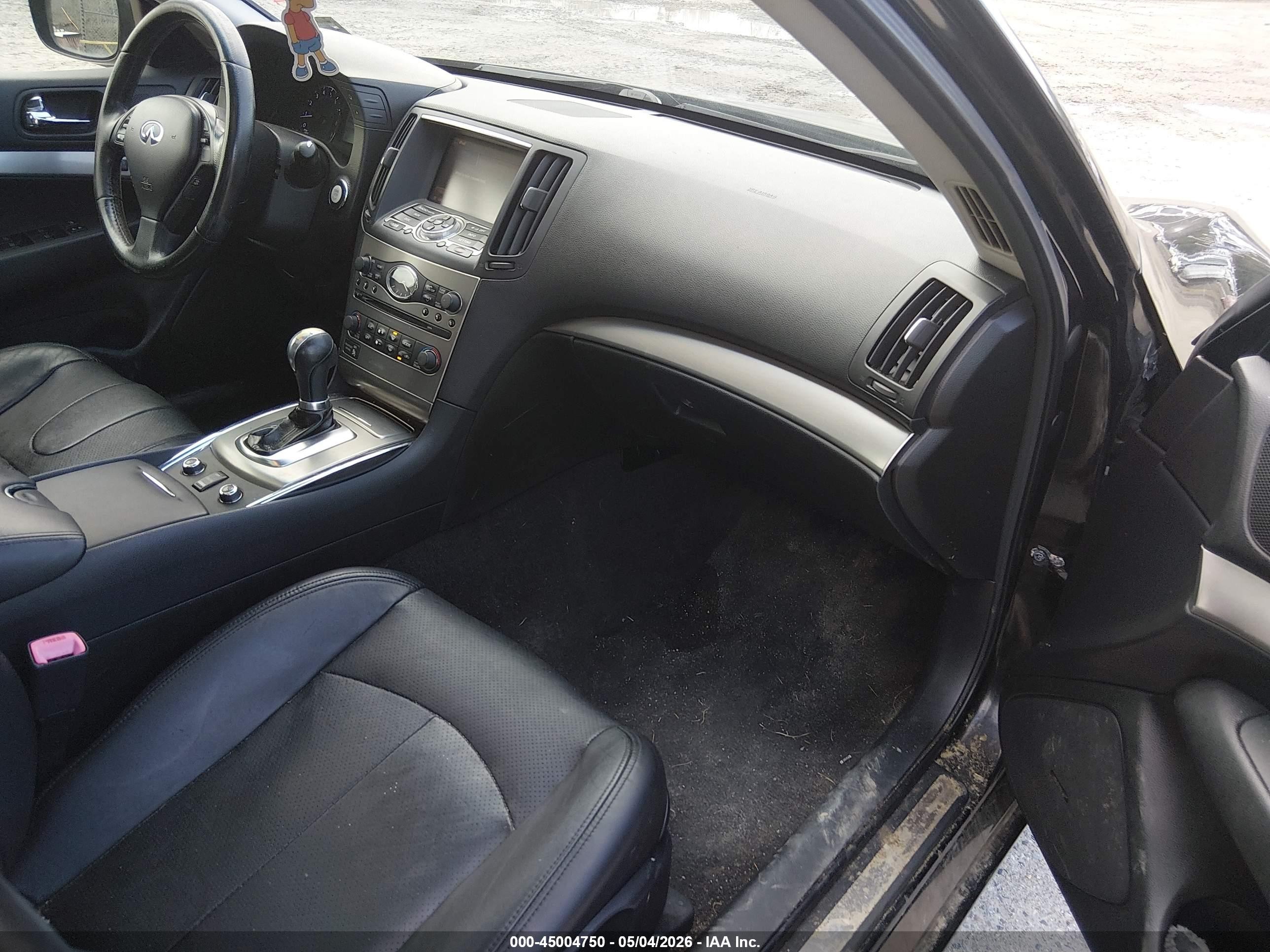 2013 Infiniti G37x   Black vin: JN1CV6AR7DM756165