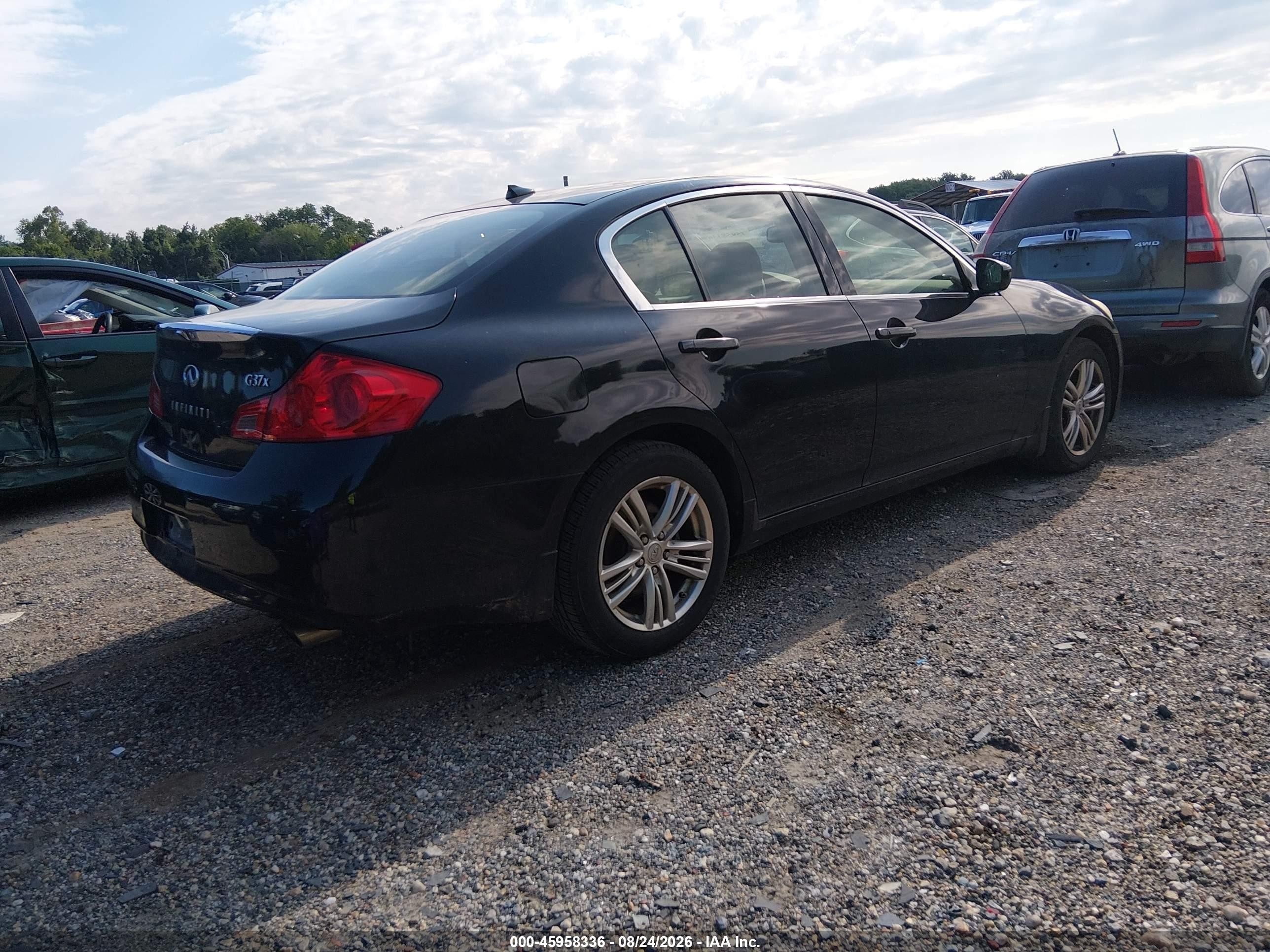 2013 Infiniti G37x   Черный vin: JN1CV6AR7DM757204
