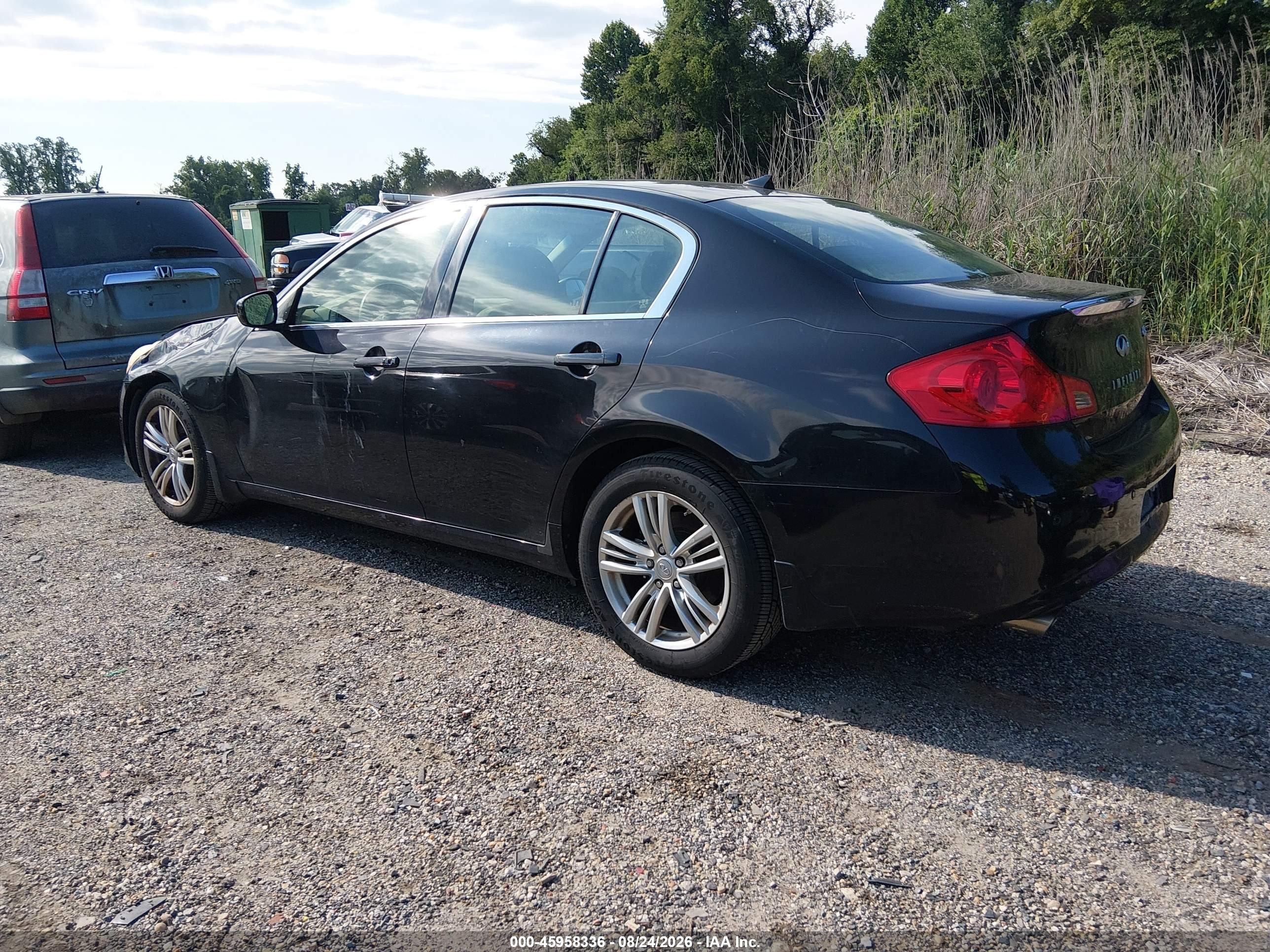 2013 Infiniti G37x   Черный vin: JN1CV6AR7DM757204
