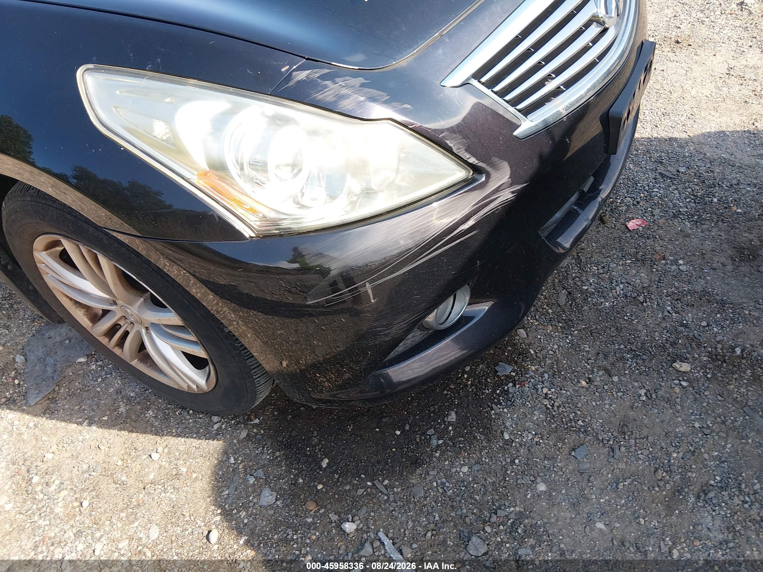 2013 Infiniti G37x   Черный vin: JN1CV6AR7DM757204